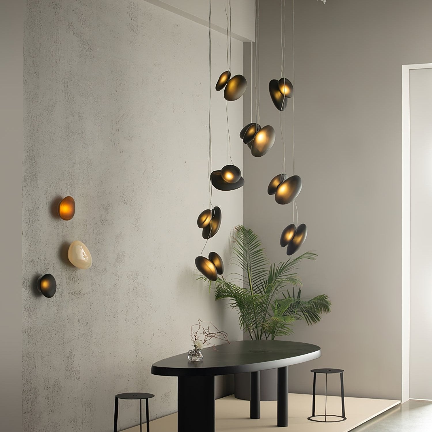 Translucent Frosted Glass Pendant Light K725