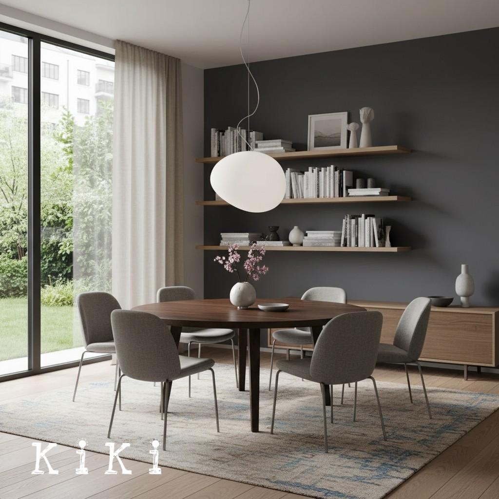 Pebble Shape Pendant Light - Nordic Glass Pendant light for Dining Room K797