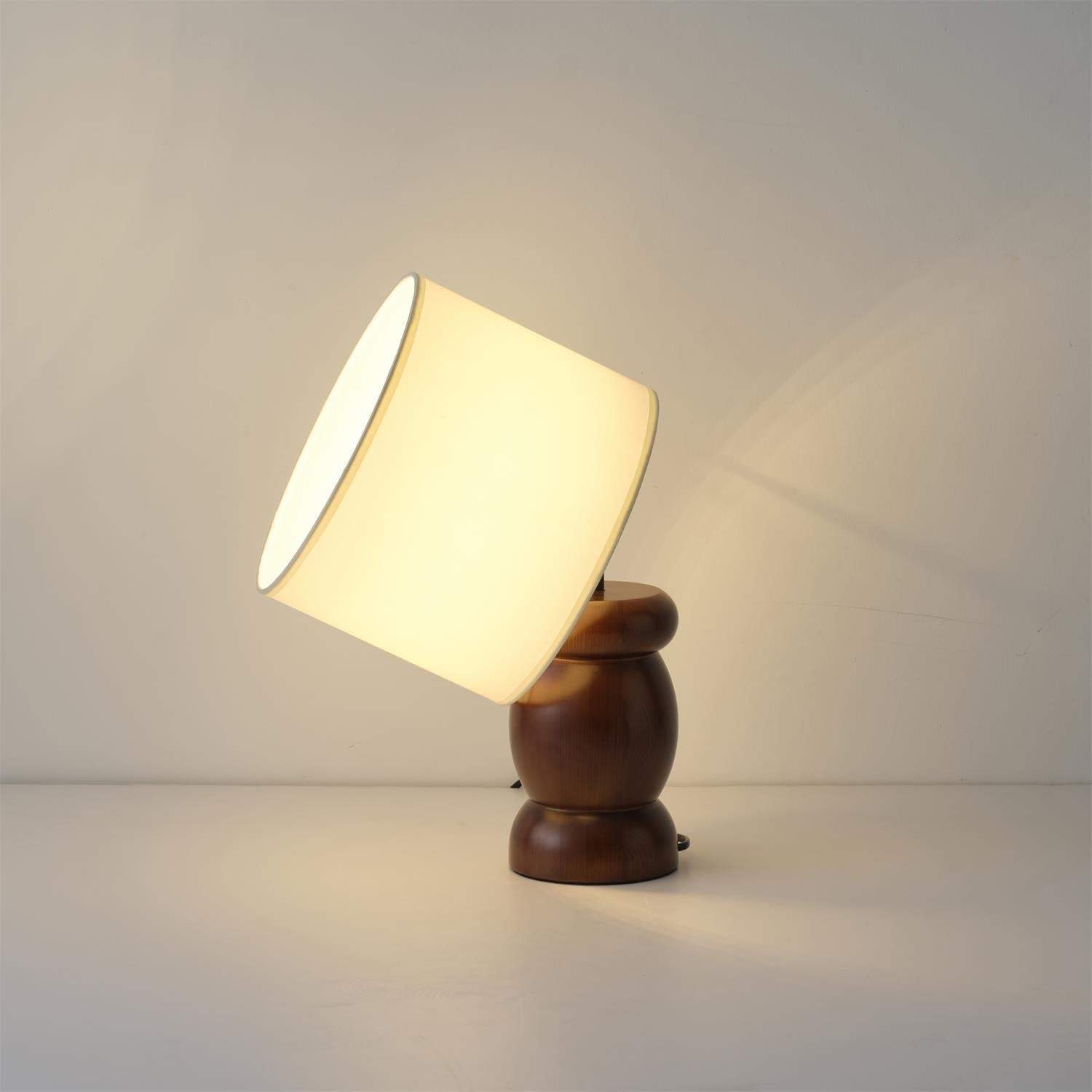 Pebble Wood Table Lamp D447