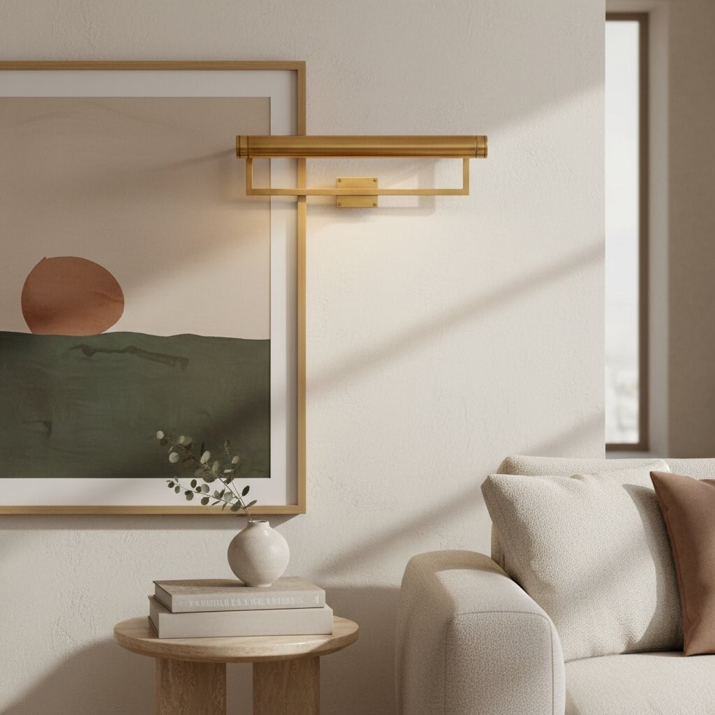 Aurix Picture Light - Sleek Slim Design Wall Lamp Metal Finish for Living Rooms & Galleries K2181
