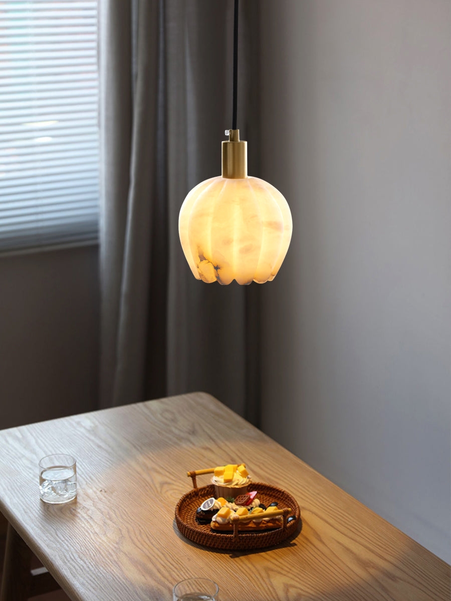 Lilin Alabaster Pendant Light D424