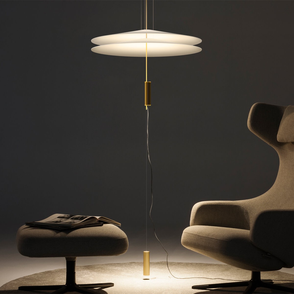 Multi-Layers Flamingo Pendant Light - Modern Light for Dining Room and Living Area