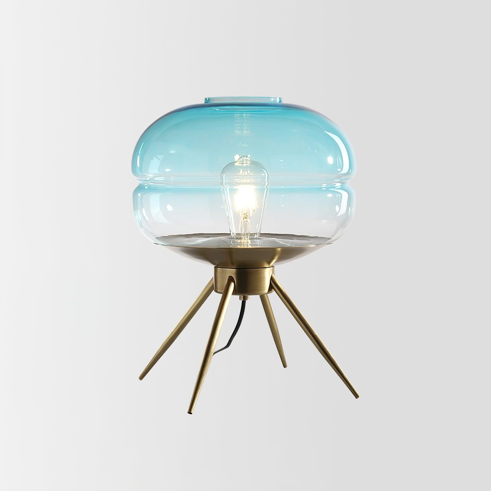 Luxury Personality Colored Glass Cover Tall Table Lamp K515
