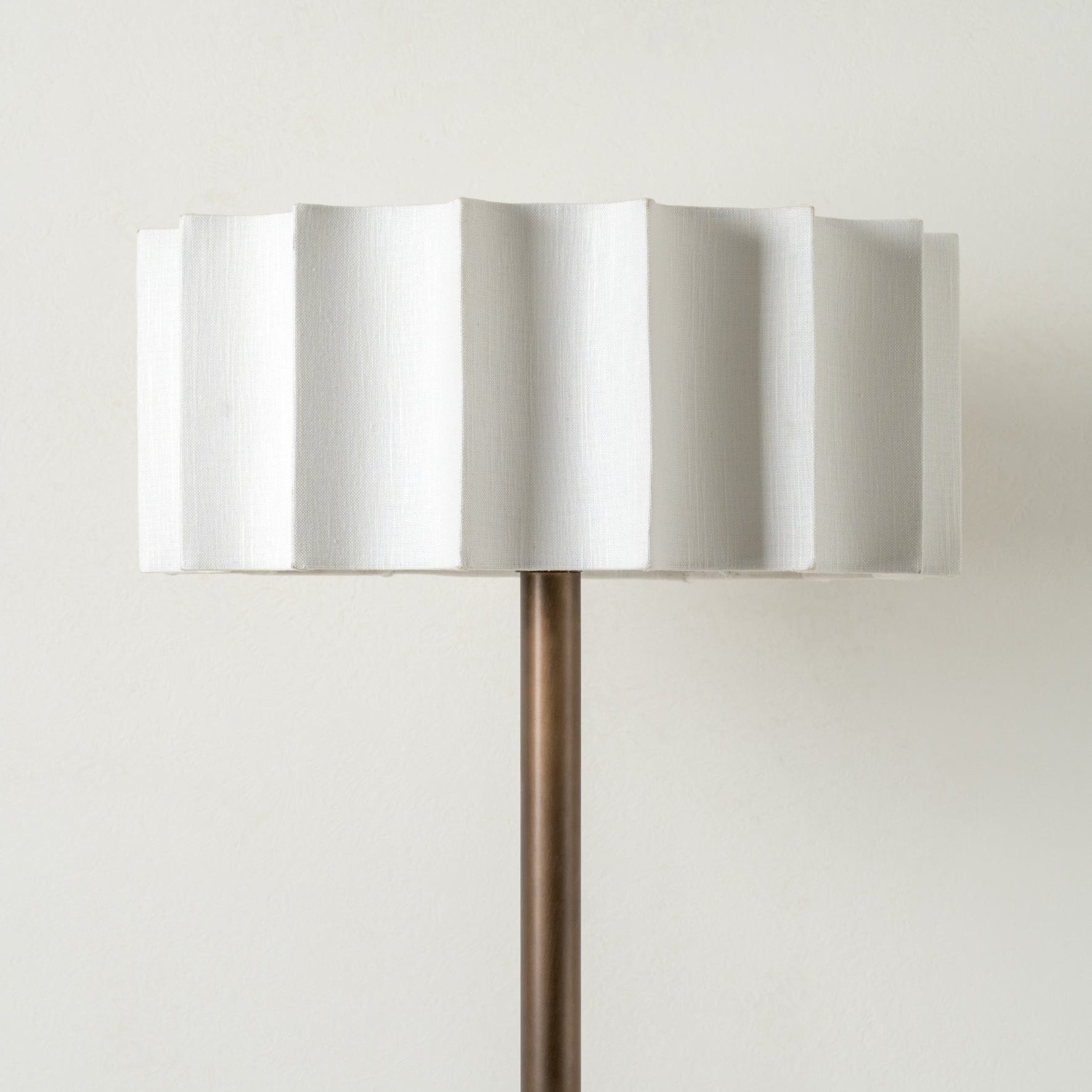 Cavilon Modern Floor Lamp - Slim Profile and Soft Shade Contemporary Metal Lighting for Bedroom K1682