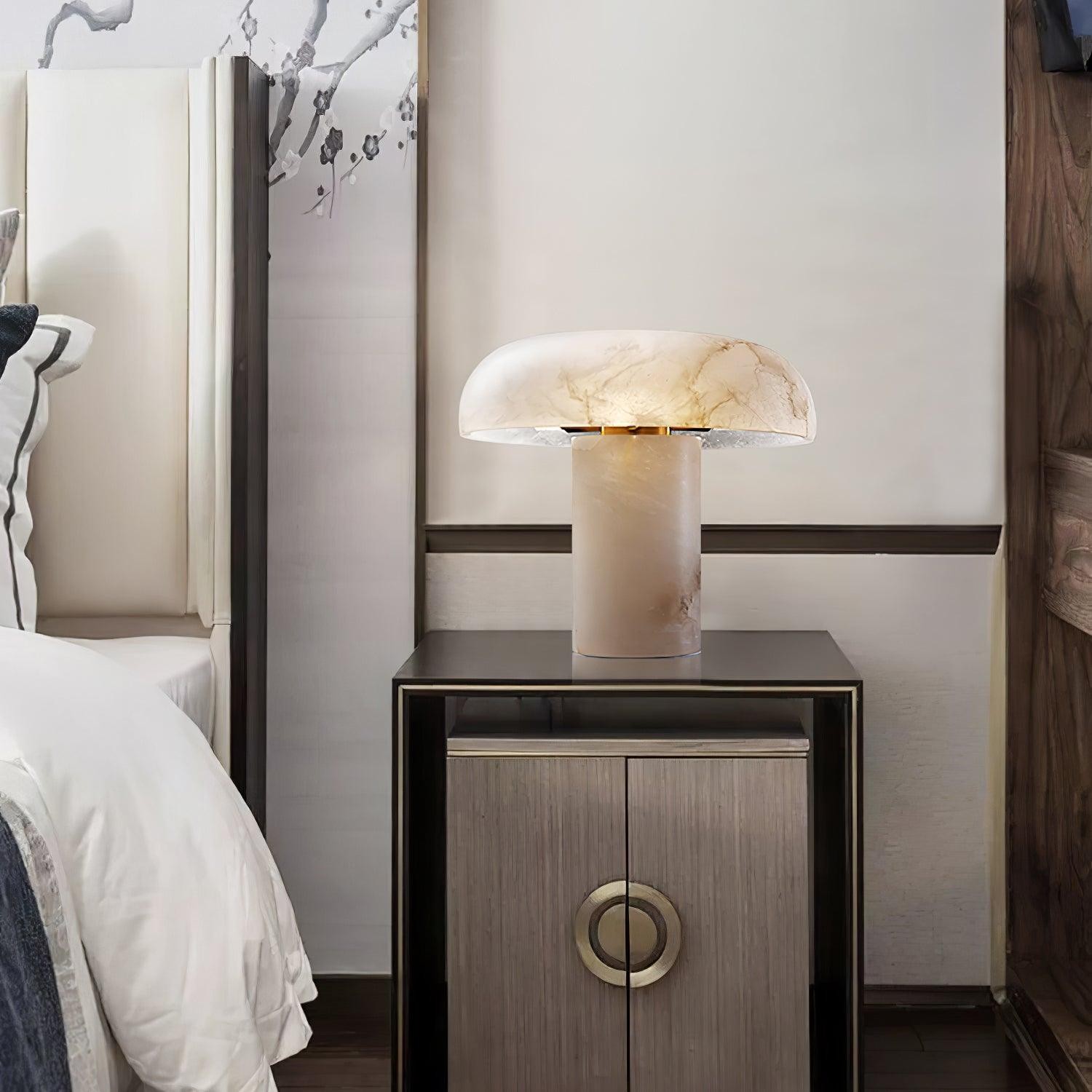 Creative Minimalist Luxury Alabaster Table Lamp For Bedroom K535