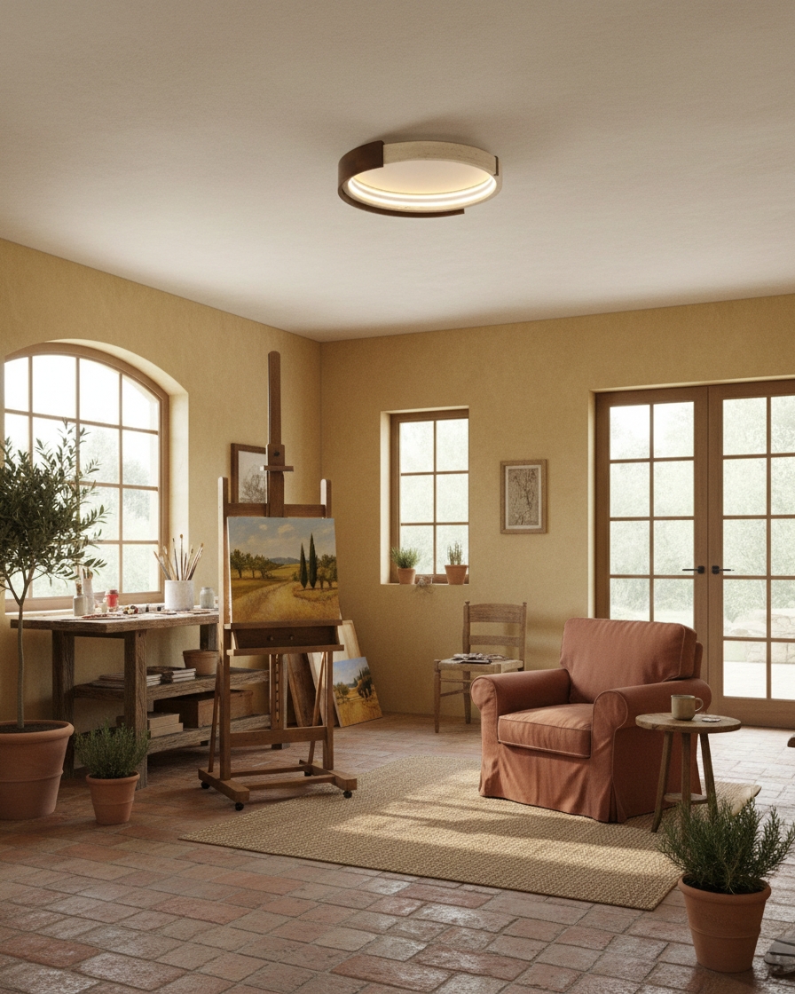 Cerqon Halo Ceiling Lamp D131