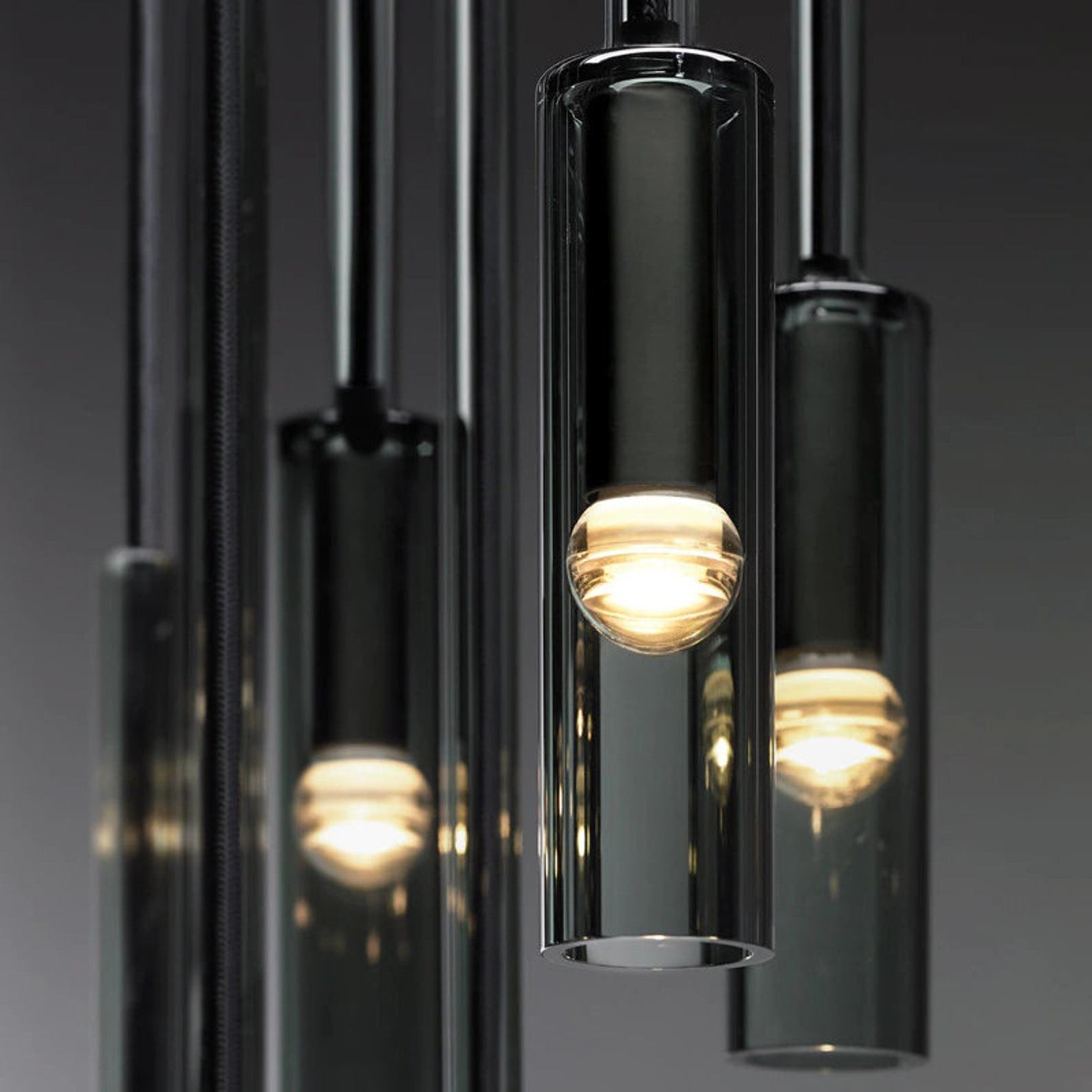 Modern Cylindrical Glass Pendant Light K855