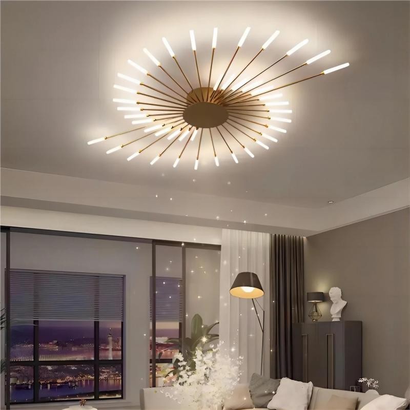 Modern Sputnik Fireworks Flush Mount Ceiling Light K27