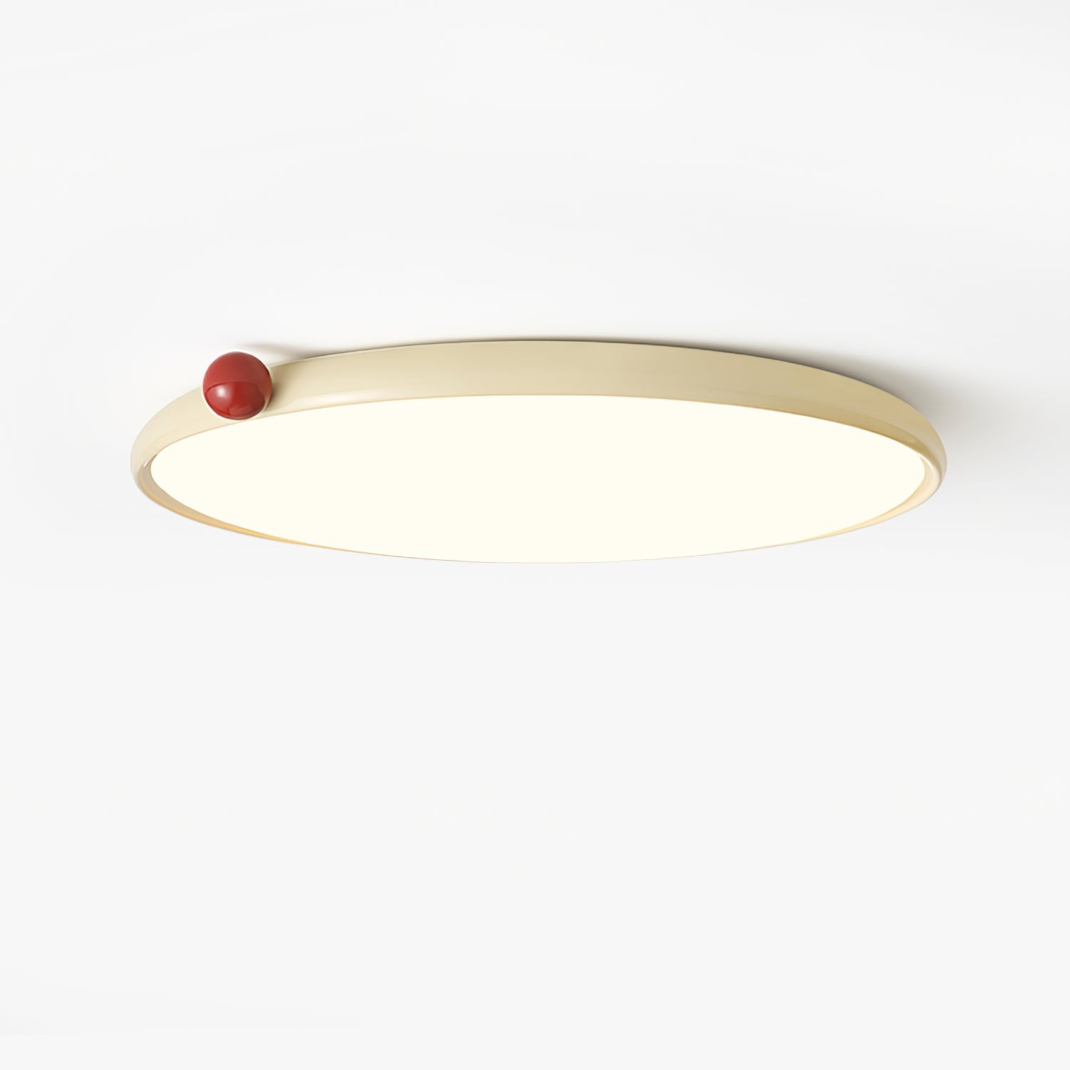 Minimalist Disc Cream Style Ultra-thin Ceiling Lamp K462