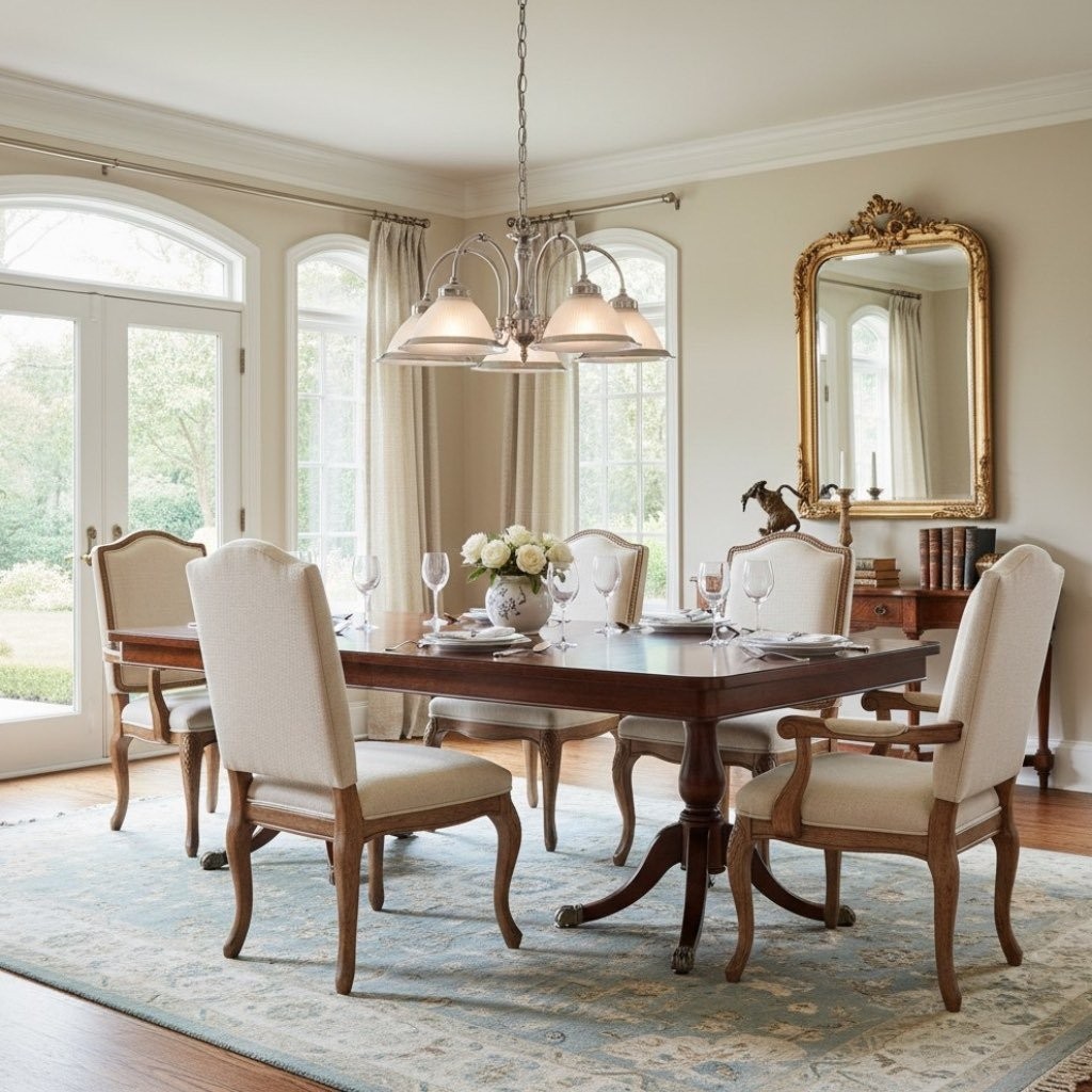 TF Vintora Ribbed Glass Pendant Light - Elegant Metal Trim for Kitchens, Dining Areas and Hallways K1994