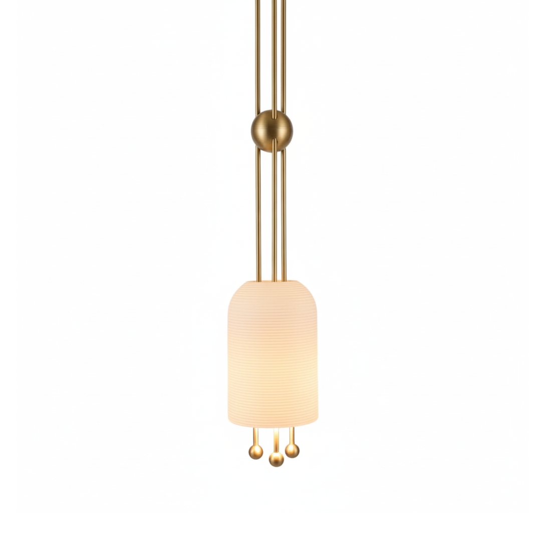 Lantern Glass Pendant Lamp D479