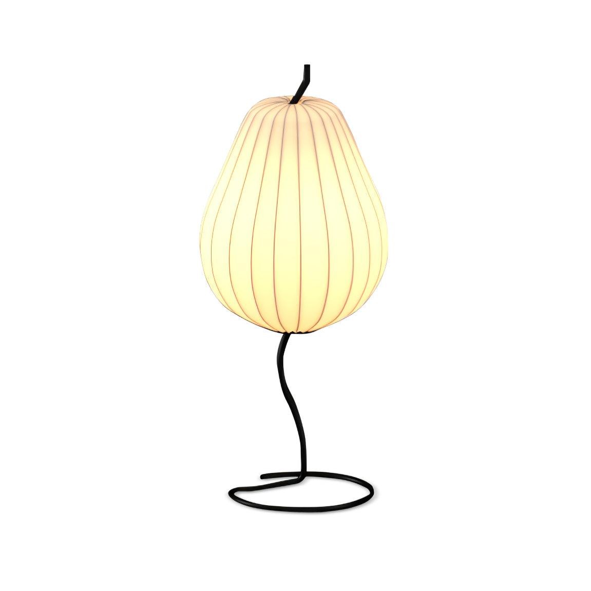 Pear-shaped Shite Floor Lamp Suitable For Living Room K581