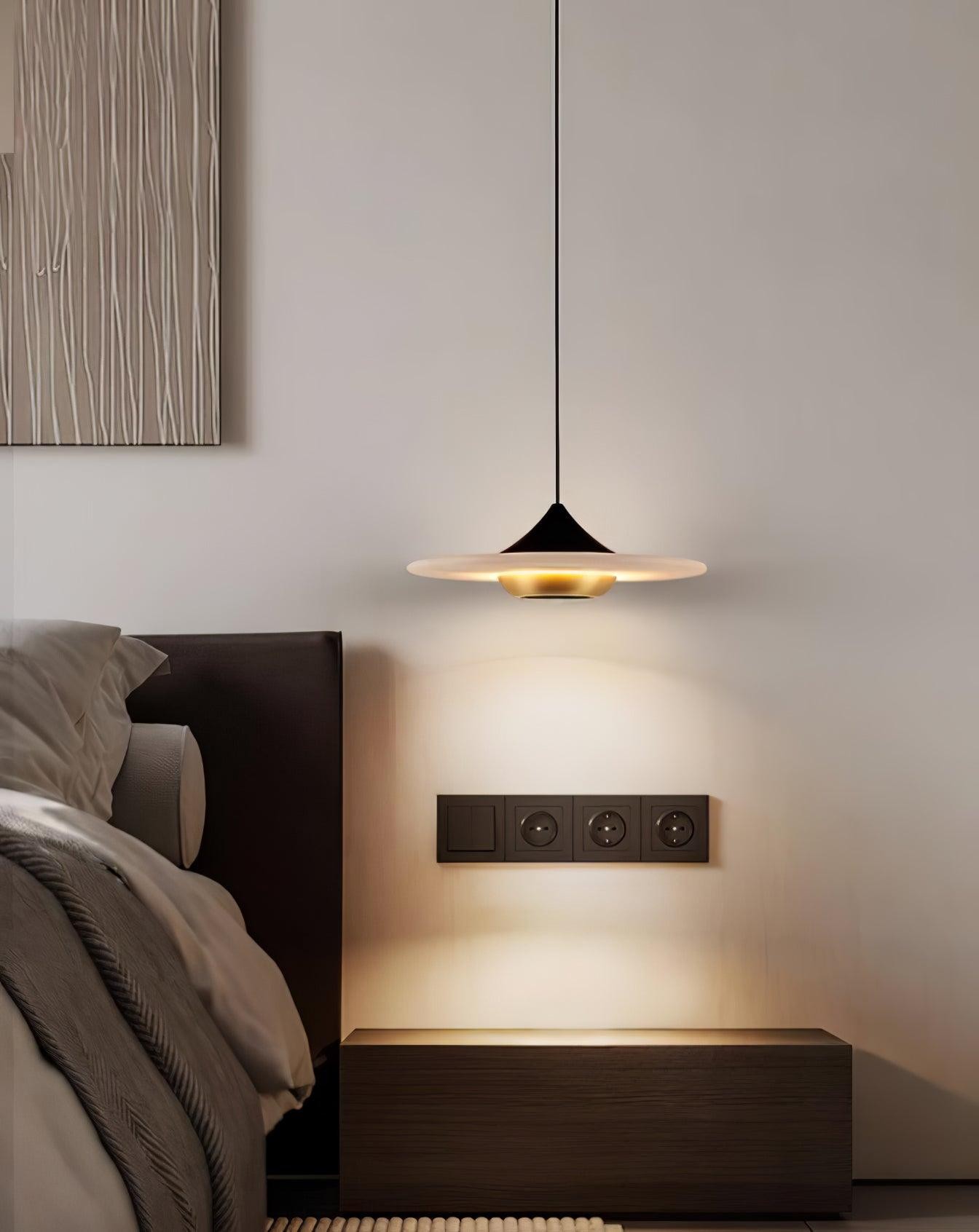 Flying Saucer Marble Pendant Lamp K391
