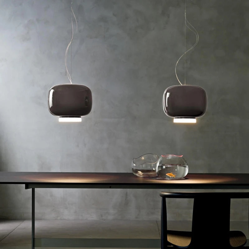 Chouchin Suspension Modern LED Glass Pendant Lamp D949
