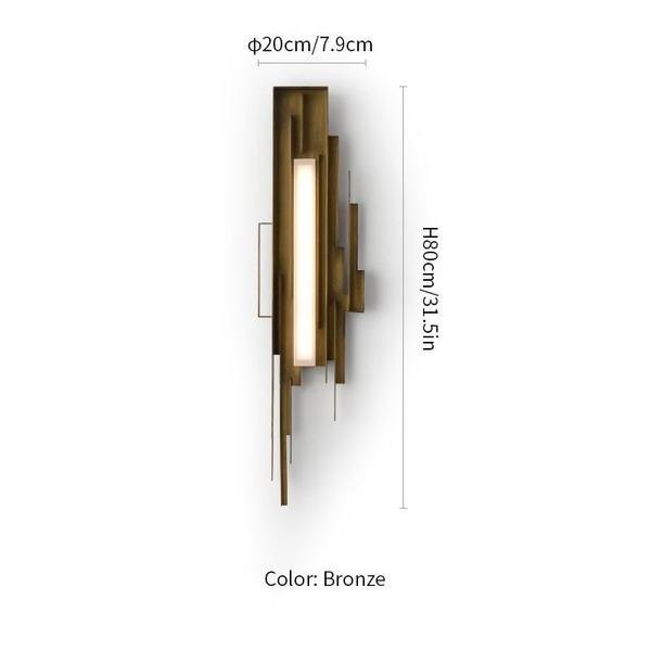 Metal Sculpted Wall Sconce