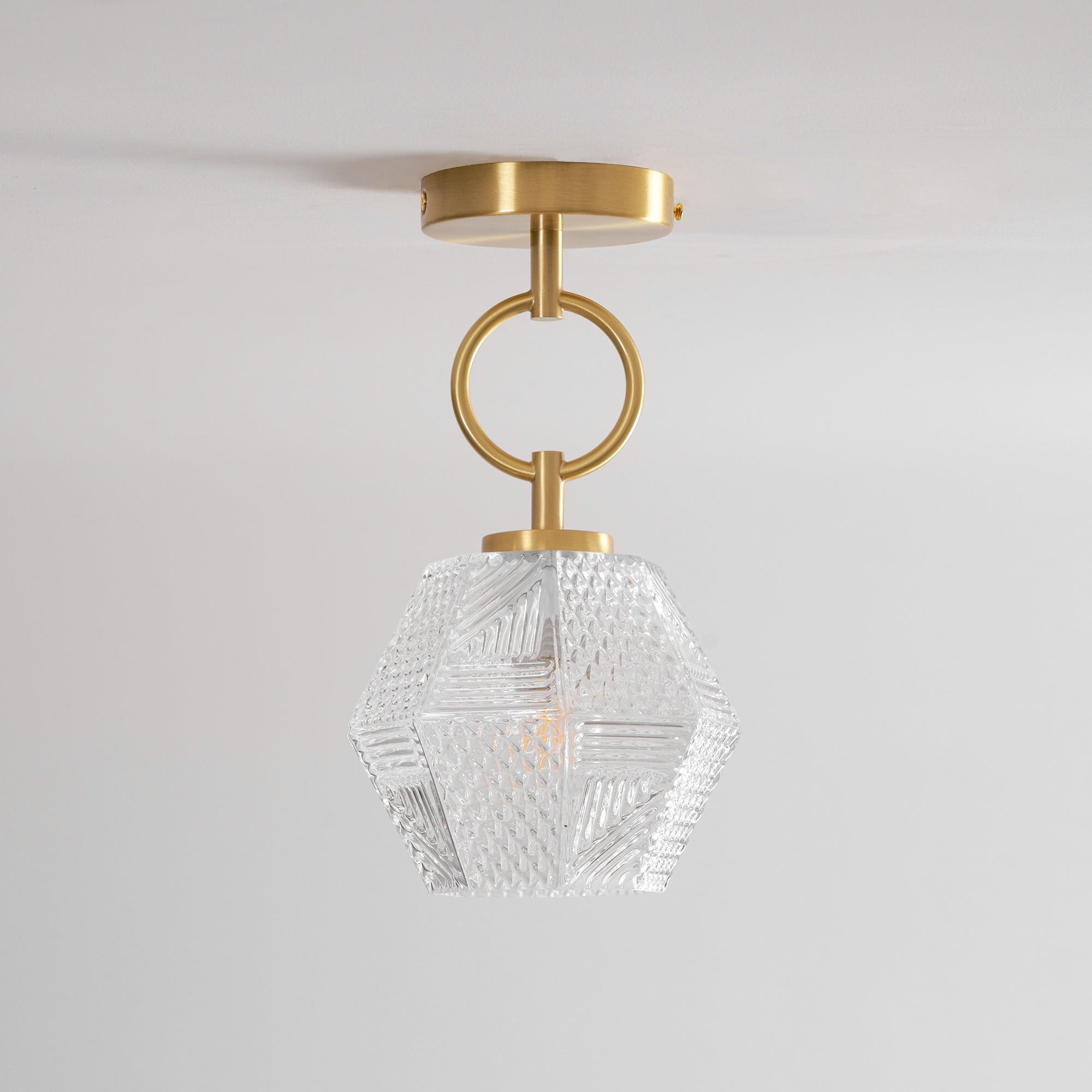 Diamond Cut Art Deco Ceiling Light K1006