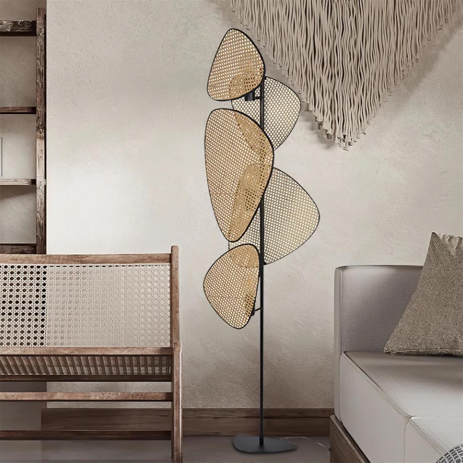 Creative Natural Rattan Floor Lamp K660