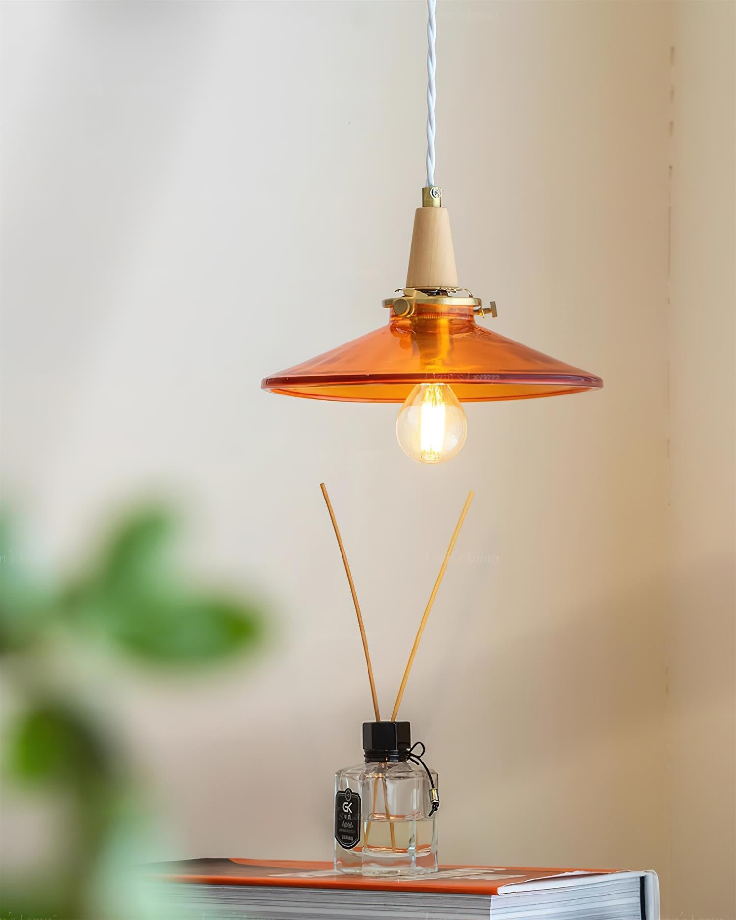 Nordic Brass Glass Pendant Lamp K258