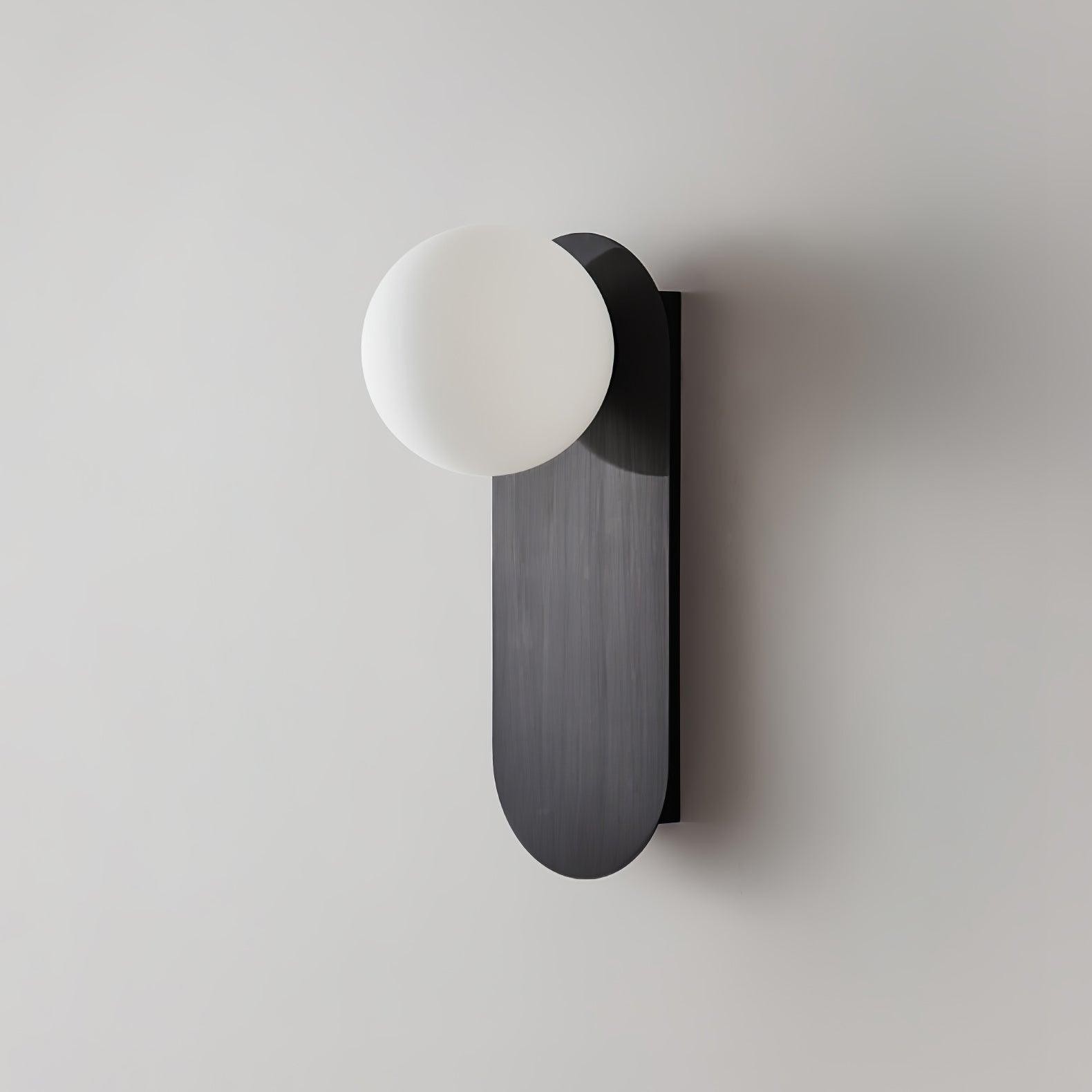 Modern Glass Base Sconce K383