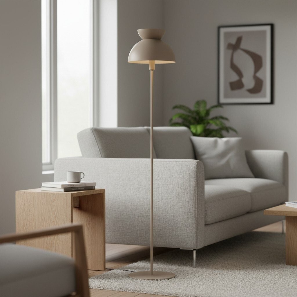 Aurelia Nordic Sculptural Floor Lamp - Minimalist Metal Standing Light for Living Room or Bedroom K1753