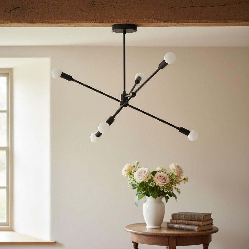 Mobilux Line Modern Mobile Chandelier - Minimalist Chandelier for Dining Room K1519