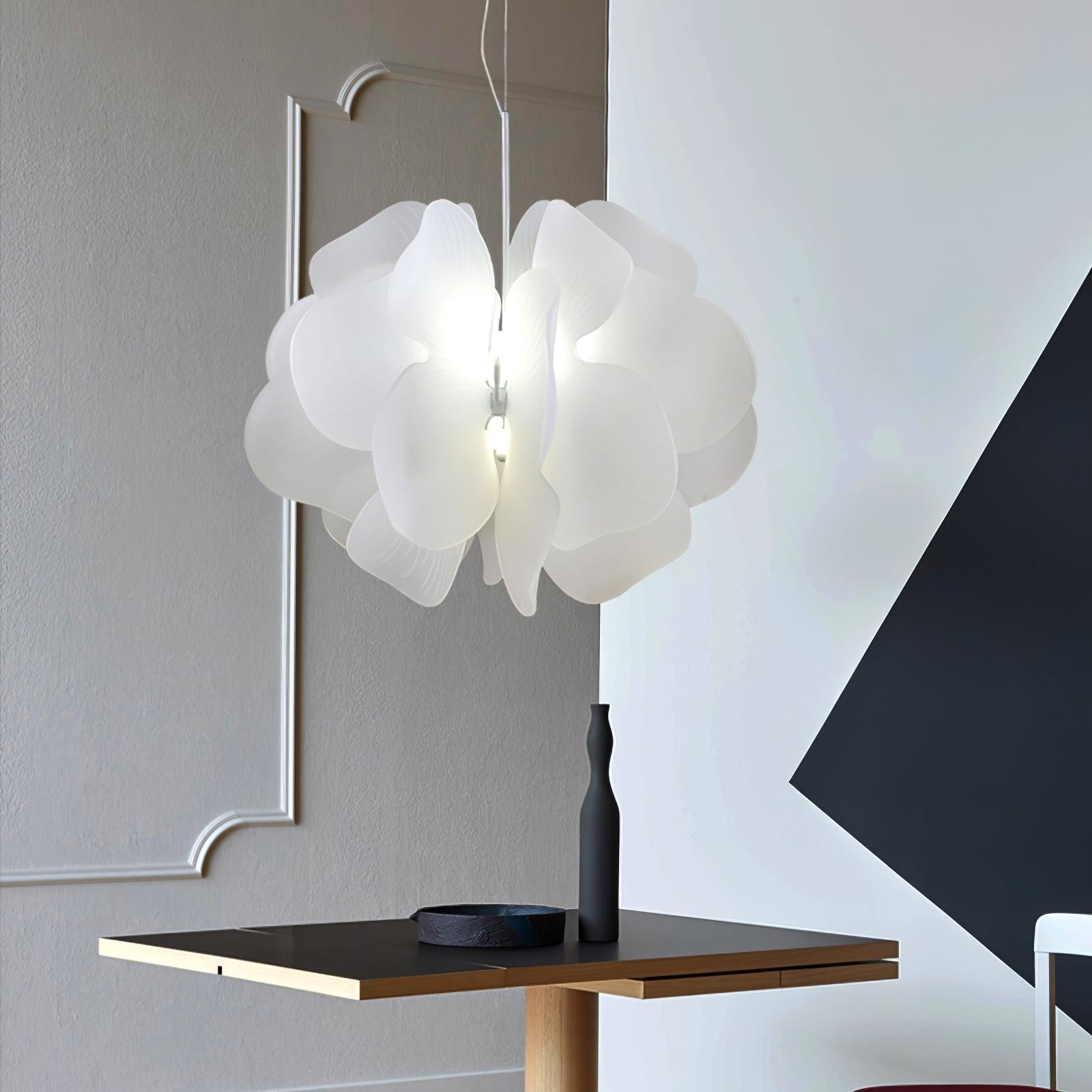 Modern Plastic Flower Design Pendant Lamp K539