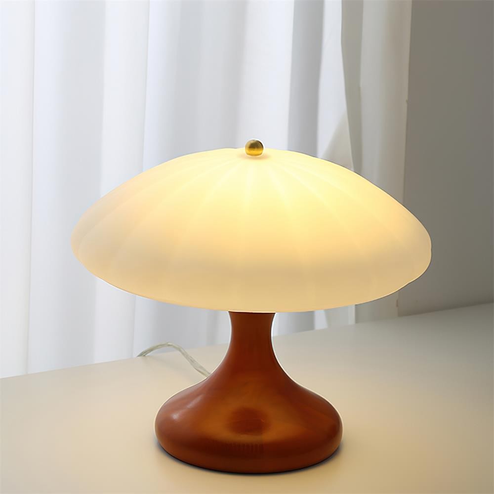 Mushroom Shape Curved Table Lamp K697