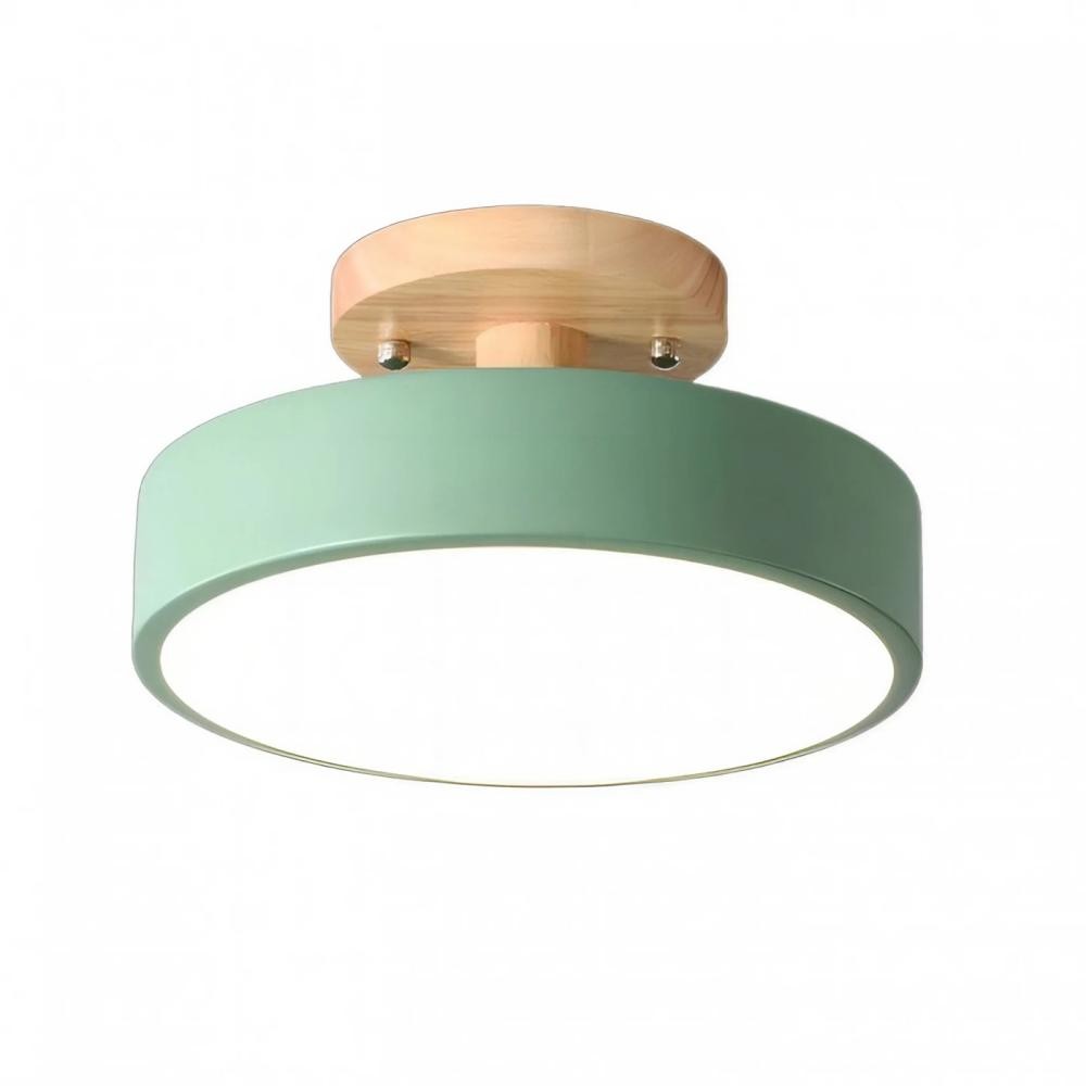 Scandinavian Design Round Wooden Ceiling Light K57