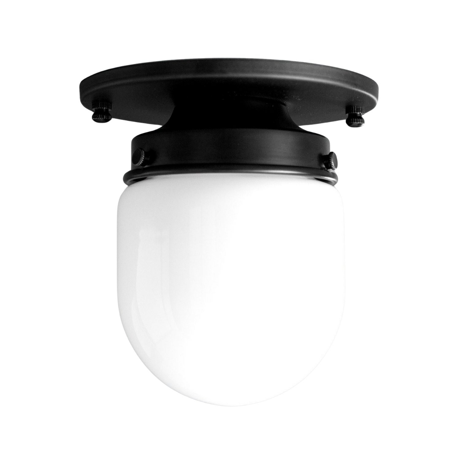 Opalume Glass Ceiling Light and Wall Light - Art Deco Small Globe Fixture for Entryway K1456