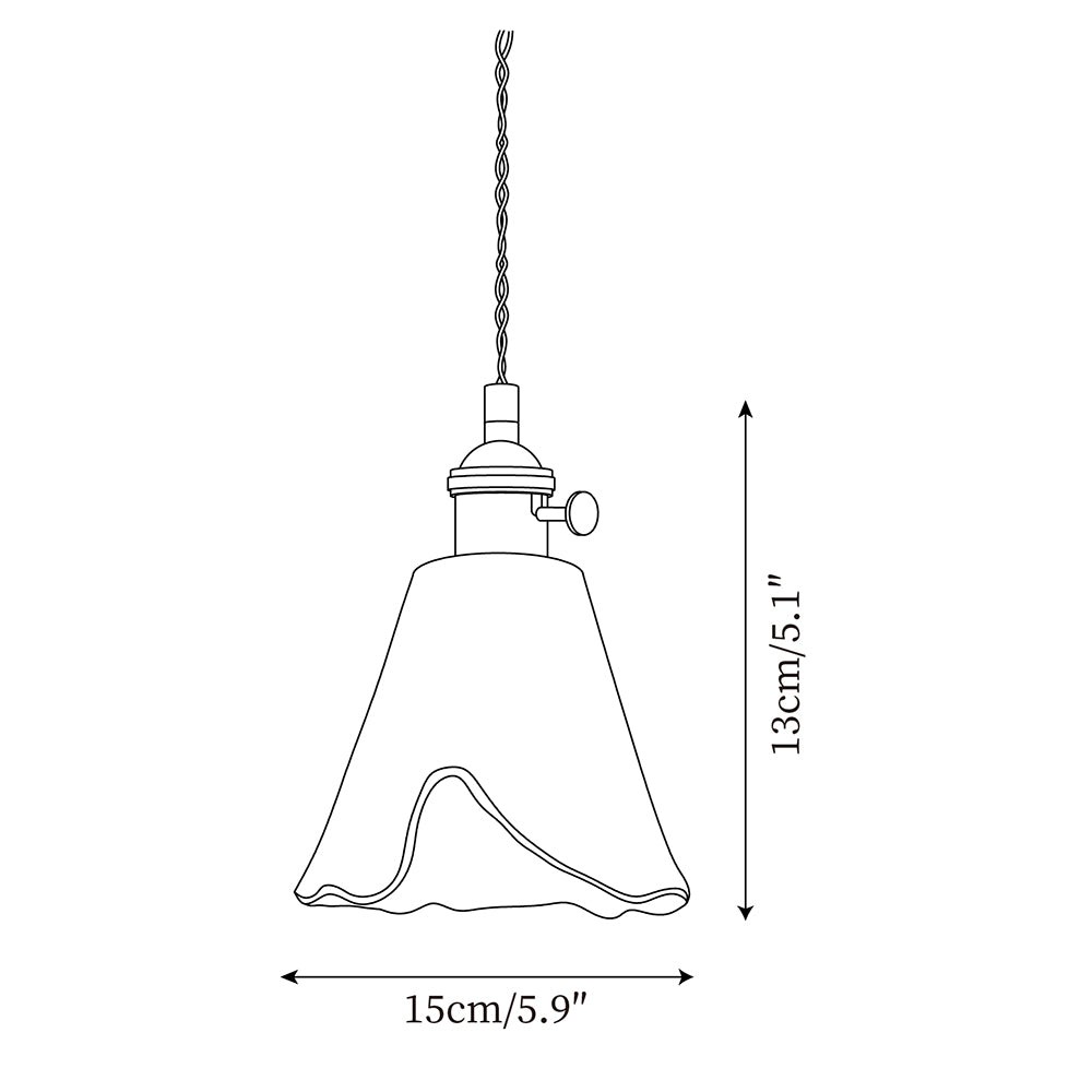 Retro Glass Pendant Lamp K622