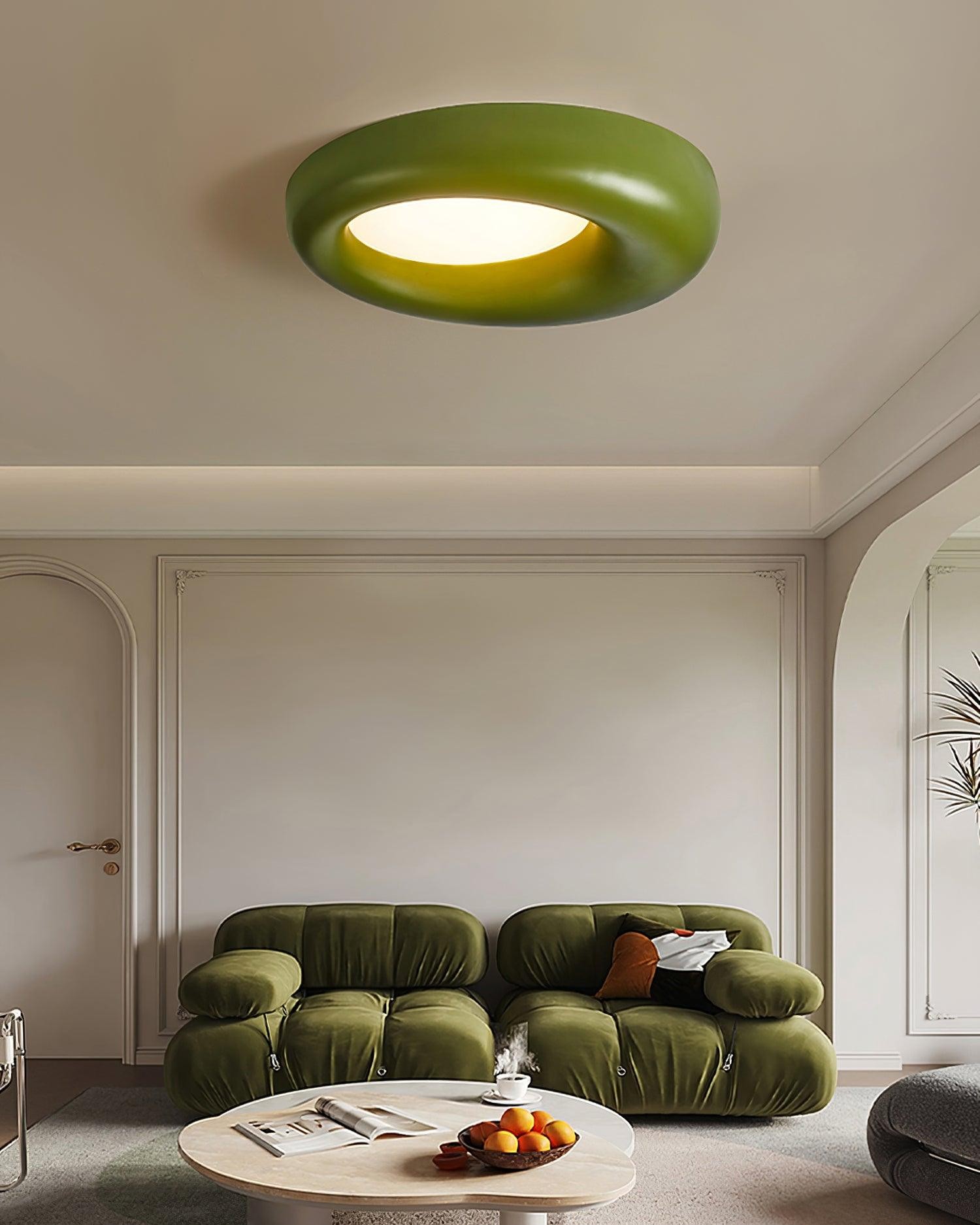 Center Offset Concentric Circle Acrylic Ceiling Lamp K2372