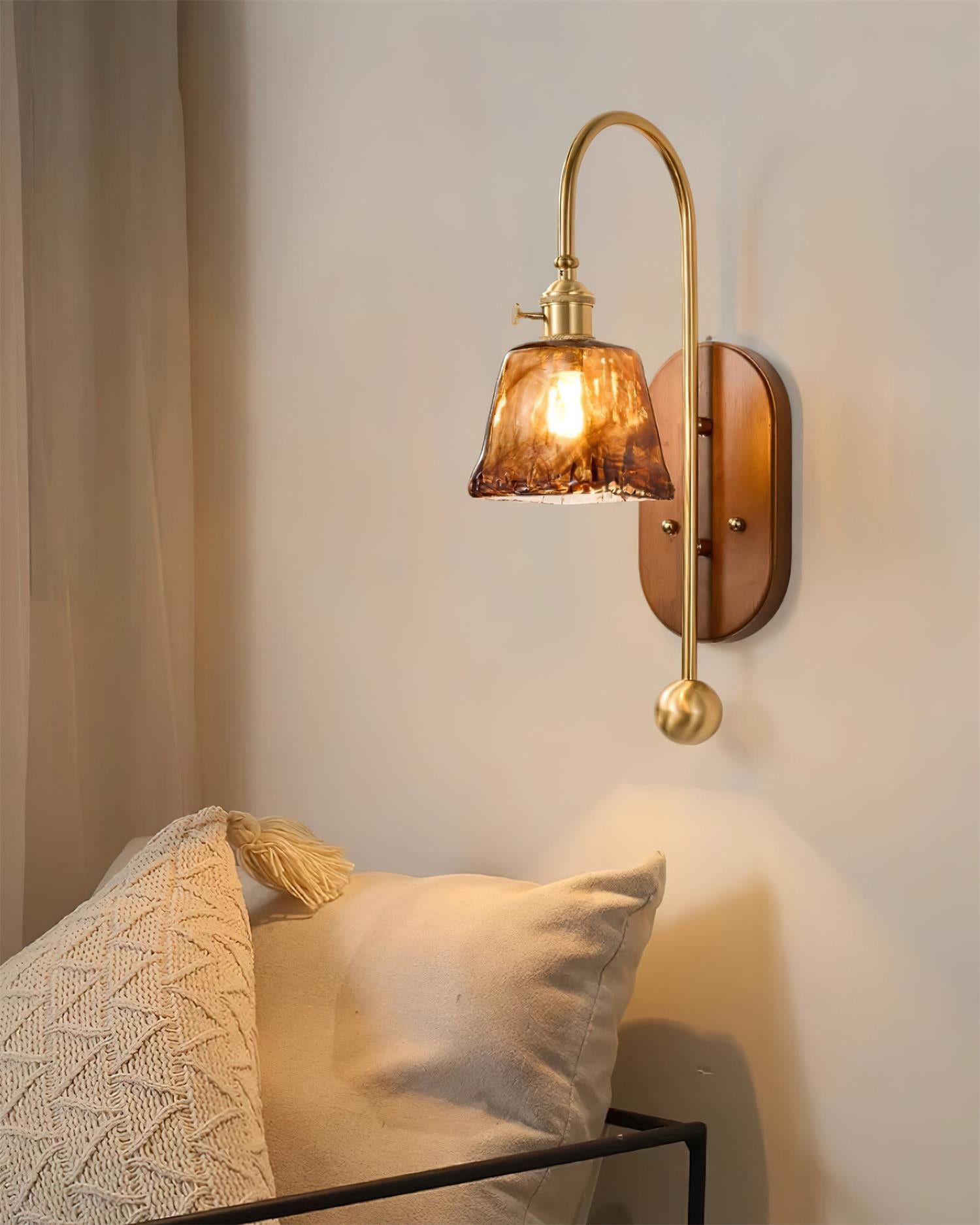 American Retro Spherical Wall Lamp K435