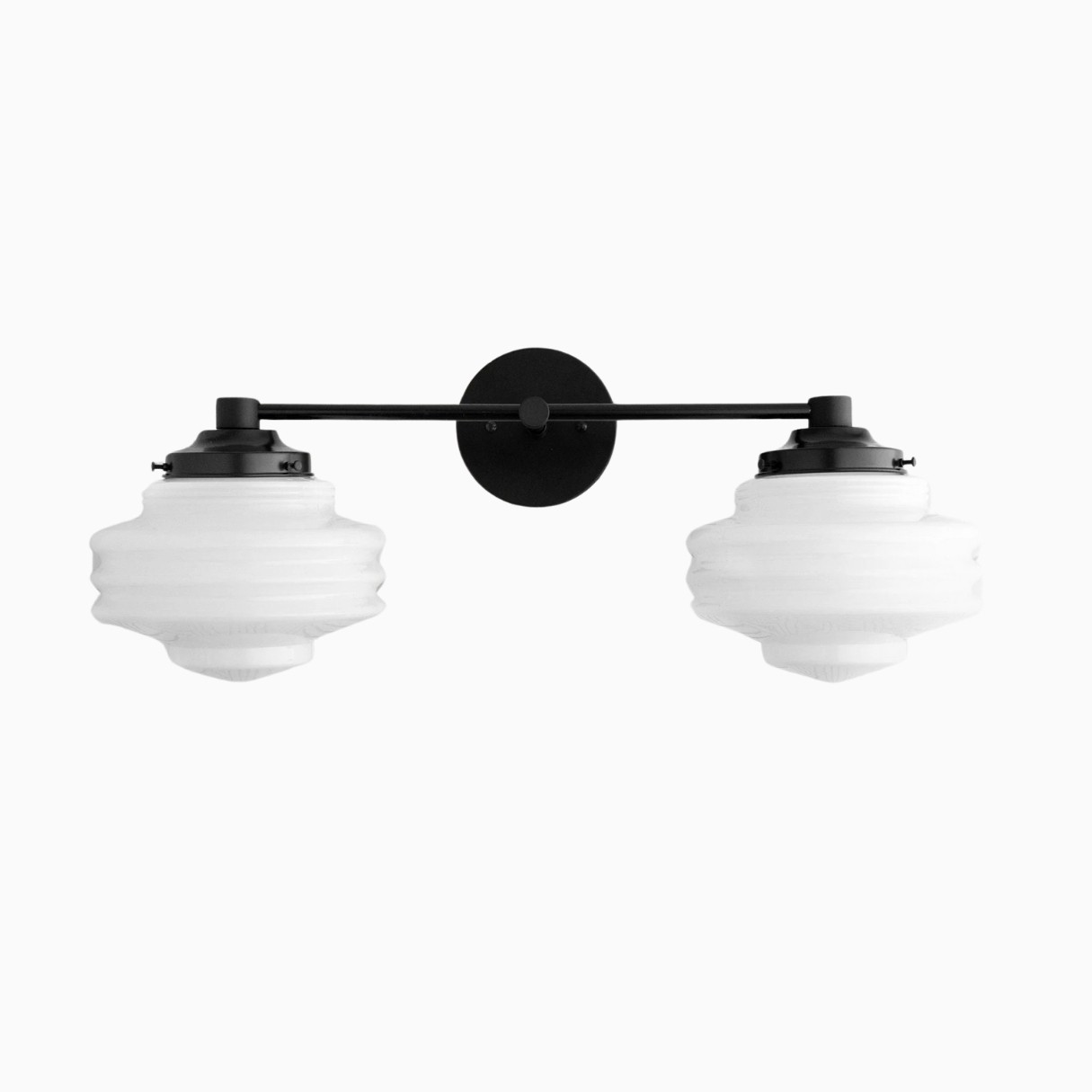 Geotower Glass Modern Wall Sconce - Glass Globe Light - Elegant Home Fixture K1483