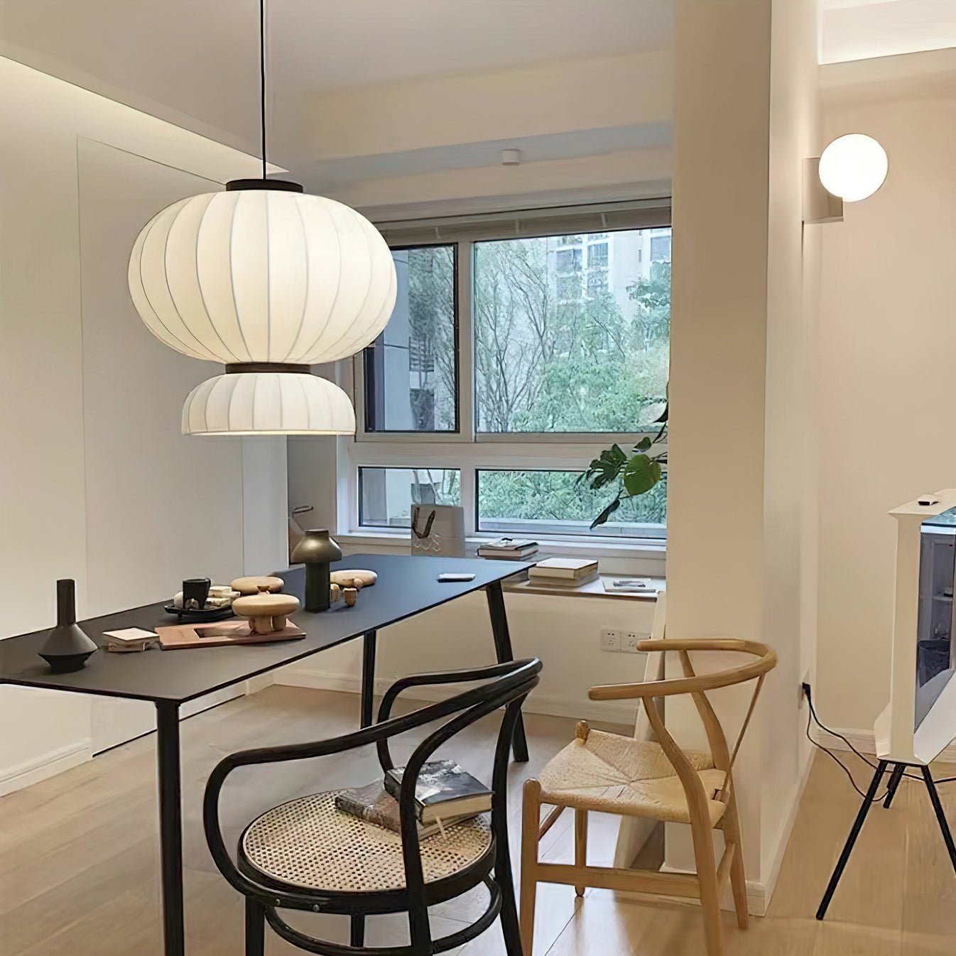 Mulberry Silk Lantern Pendant Light K532