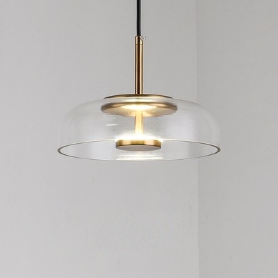 Classic glass pendant lamp
