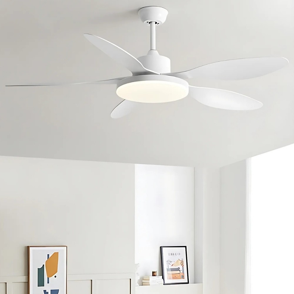 Scandinavian Led 5 Blade Ceiling Fan Light K1116