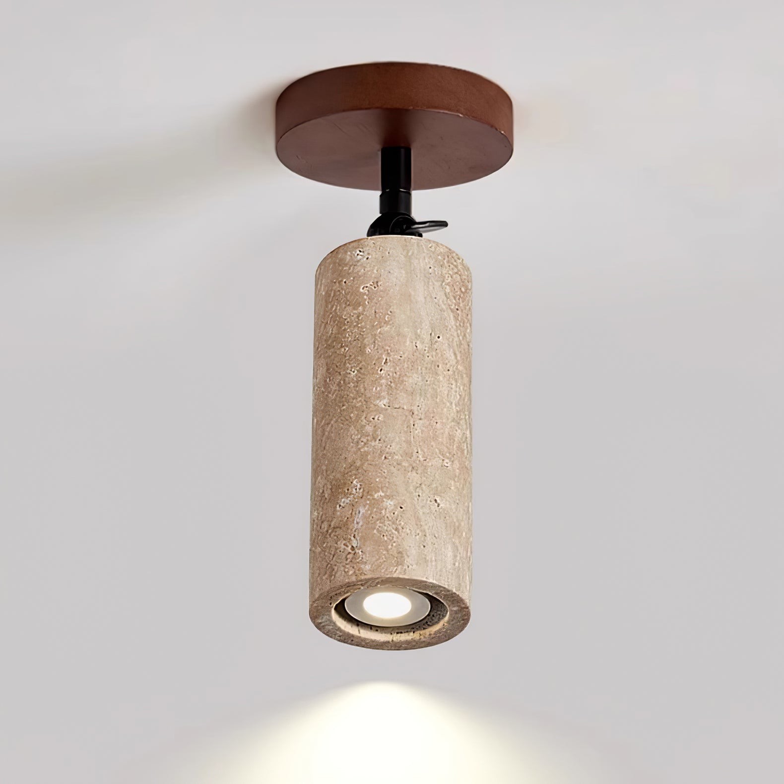 Wabi-Sabi Travertine Adjustable Wall Lamp K745