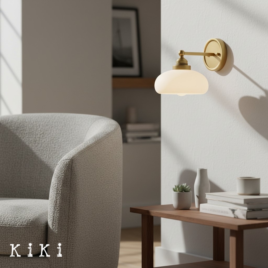 Riven Timeless Glass Wall Lamp - Retro Industrial Sconce for Hallway K2035