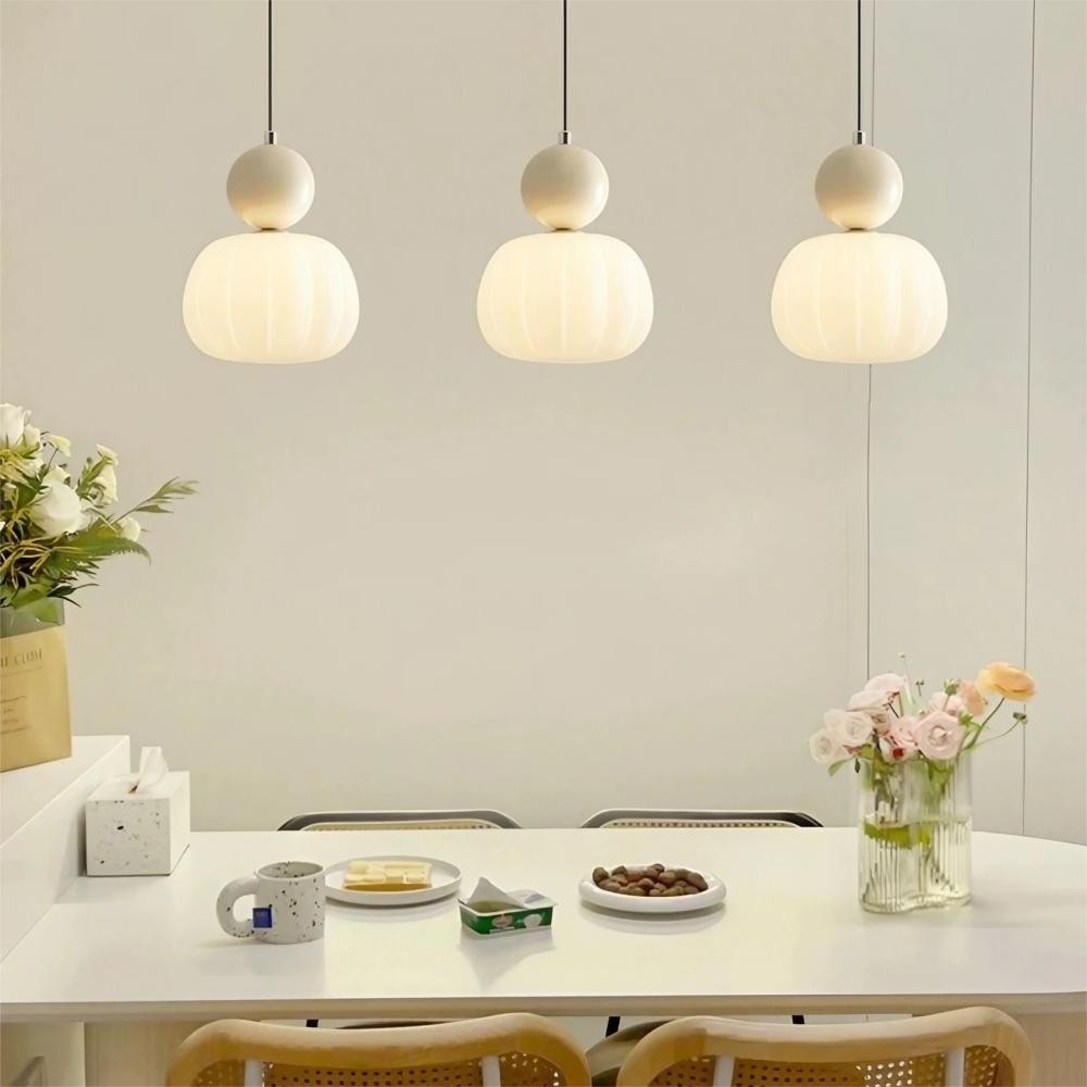 Ornavigo Round Bauhaus Pendant Light - Modern Lighting for Dining Living and Bedroom K37