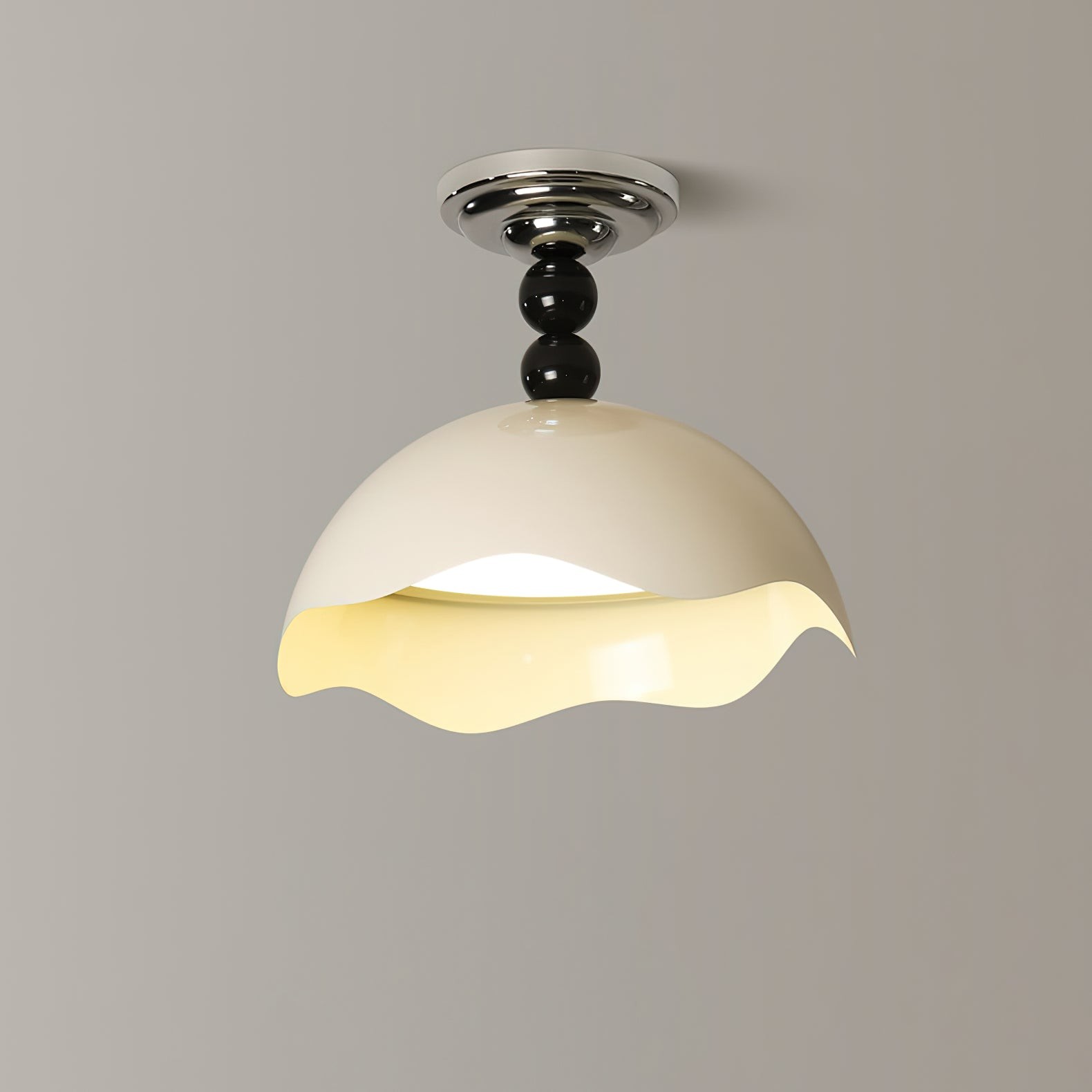 Modern Wave Crest Metal Ceiling Lamp K770