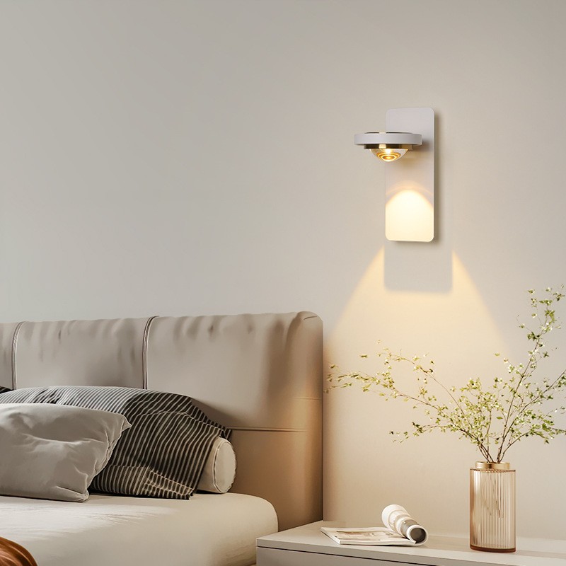 Modern Metal Rotatable Bedside LED Wall Lamp K183