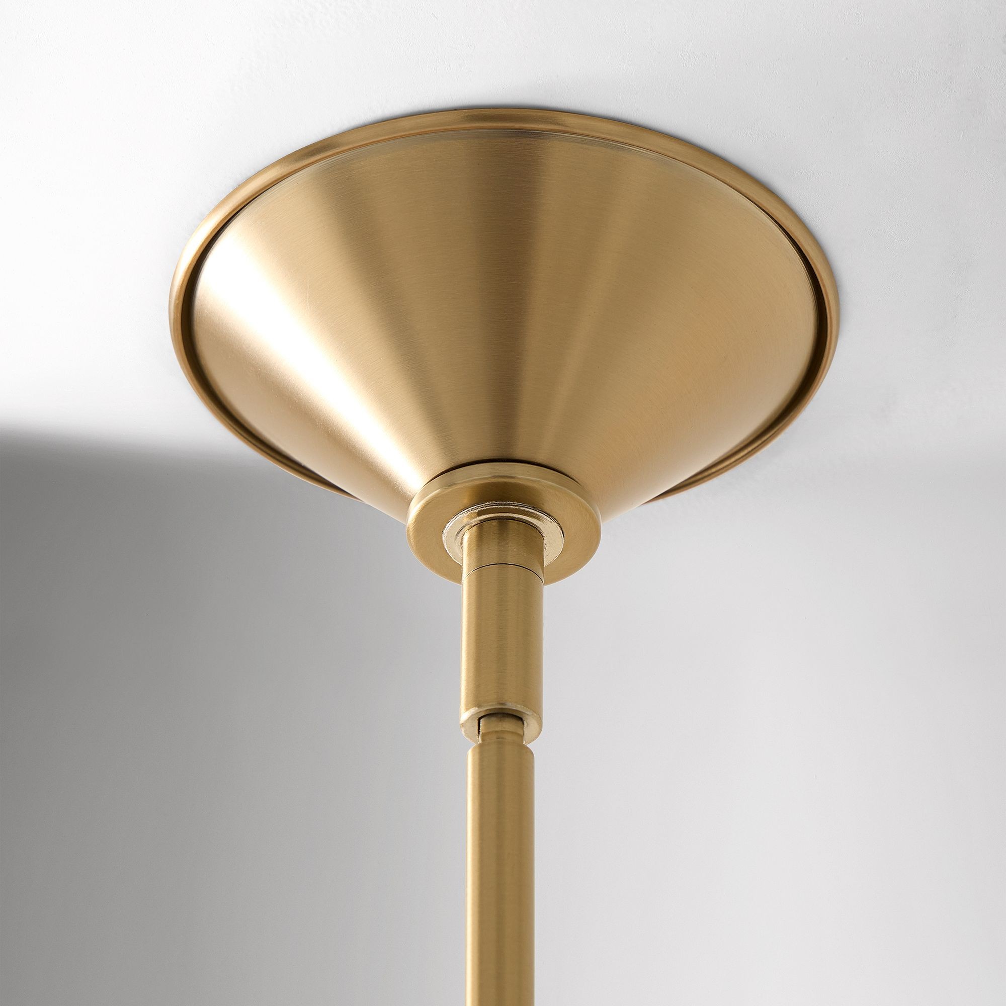 Fibura Modern Multi-Light Chandelier – Sleek 2 or 6-Light Design with Linen Shades K1407
