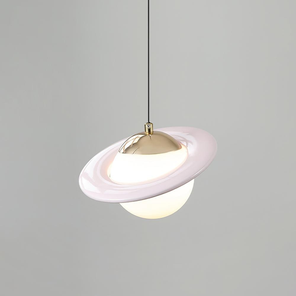 Romantic Saturn Planet Pendant Lamp for Bedroom K656