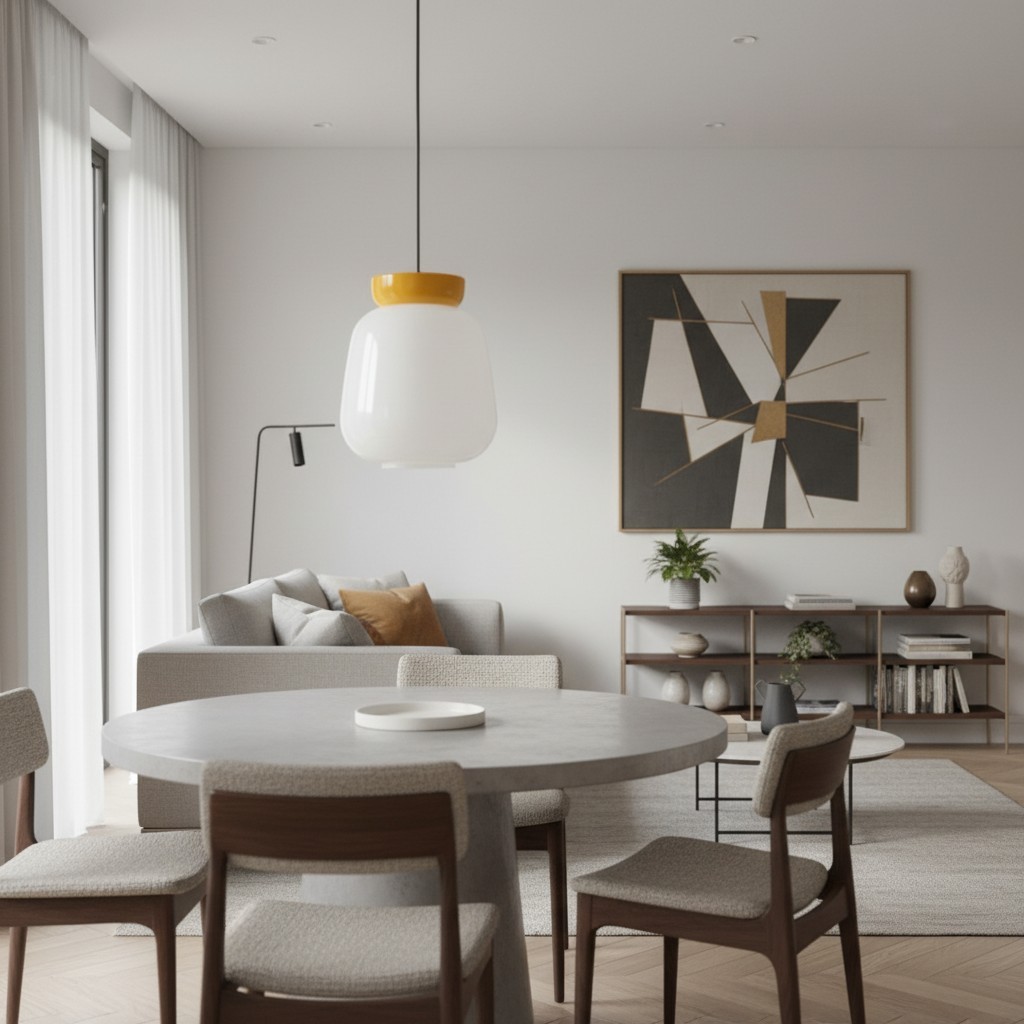 Fiesta Colour-Pop Ceramic Bowl Pendant Light – Bold Two-Tone Bowl Pendant For Dining Room K1136