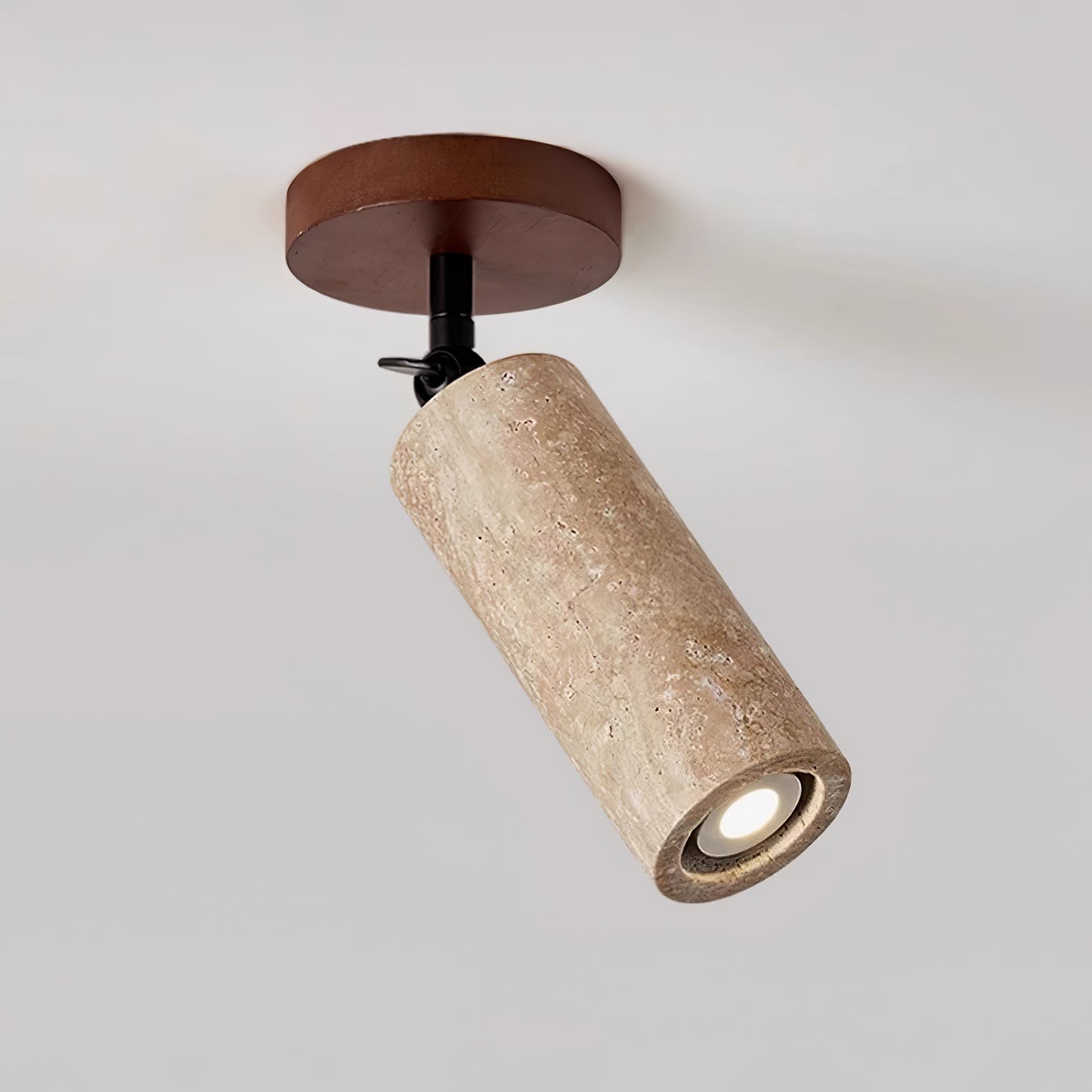 Wabi-Sabi Travertine Adjustable Wall Lamp K745