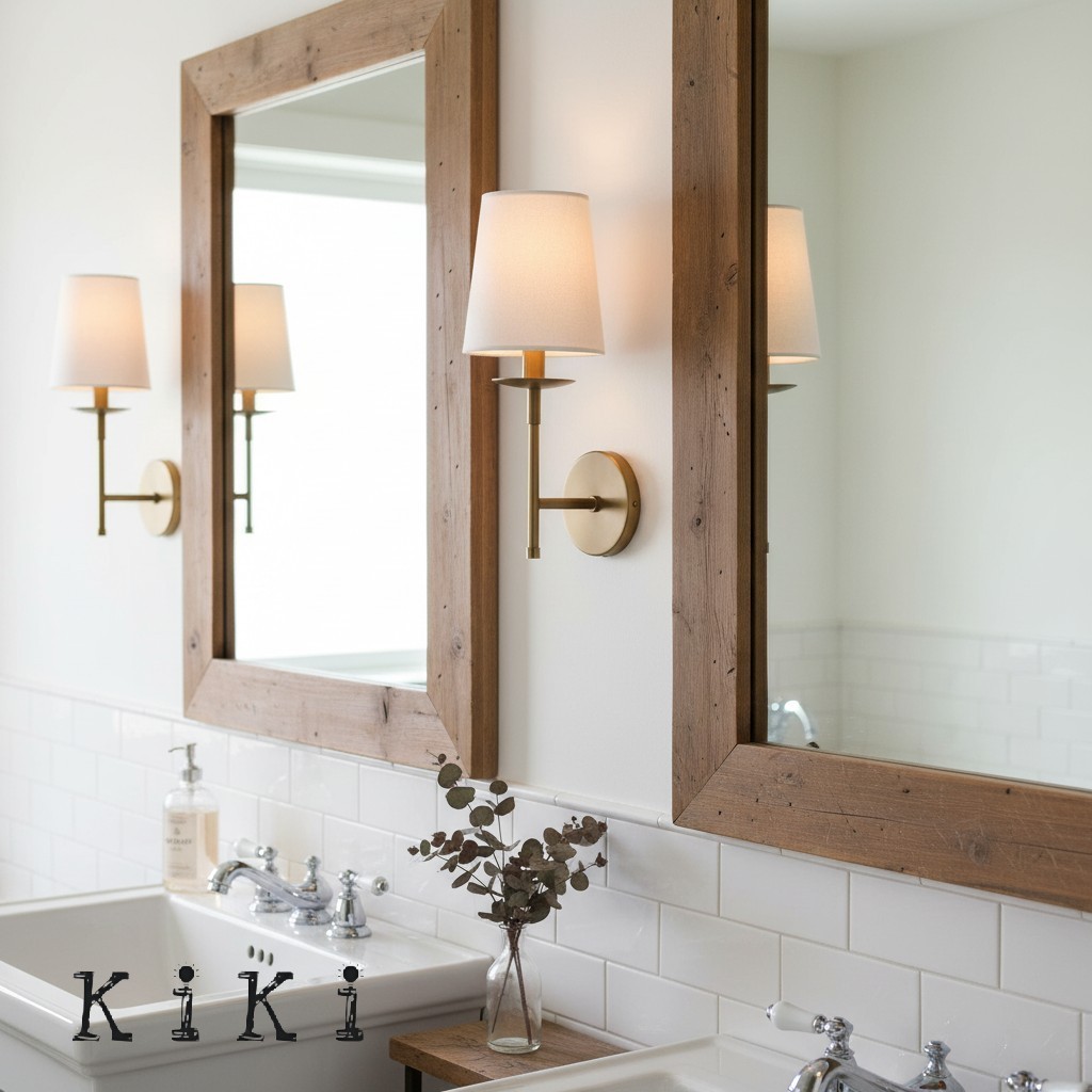 Rowan Iron Wall Sconce with Linen Shade – Industrial Classic Accent Light K1315