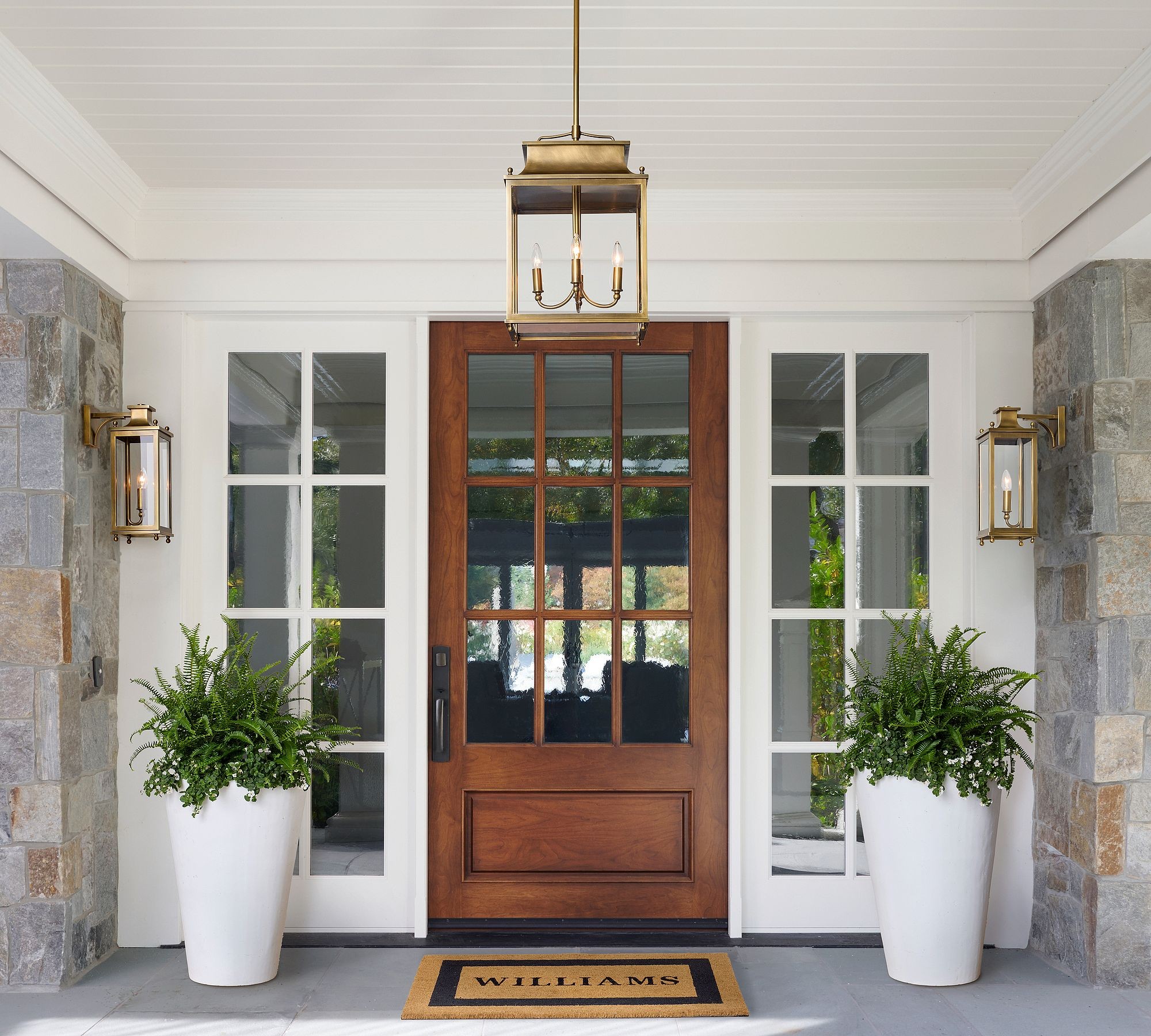 Yolvira Outdoor Wall Light Sconce - Versatile Metal Lantern K1247