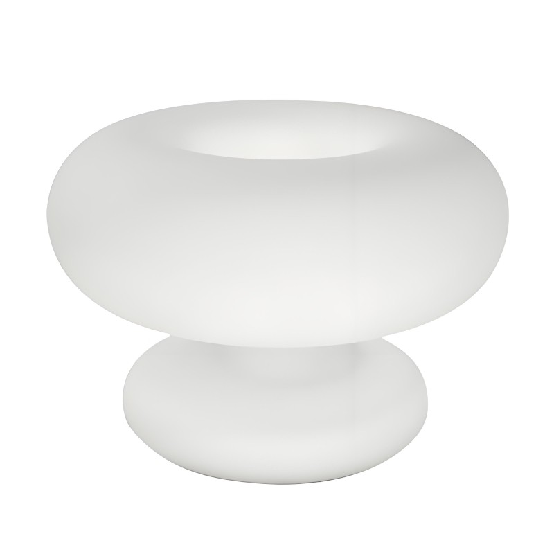 Minimalist Bauhaus White Mushroom Table Lamp K22