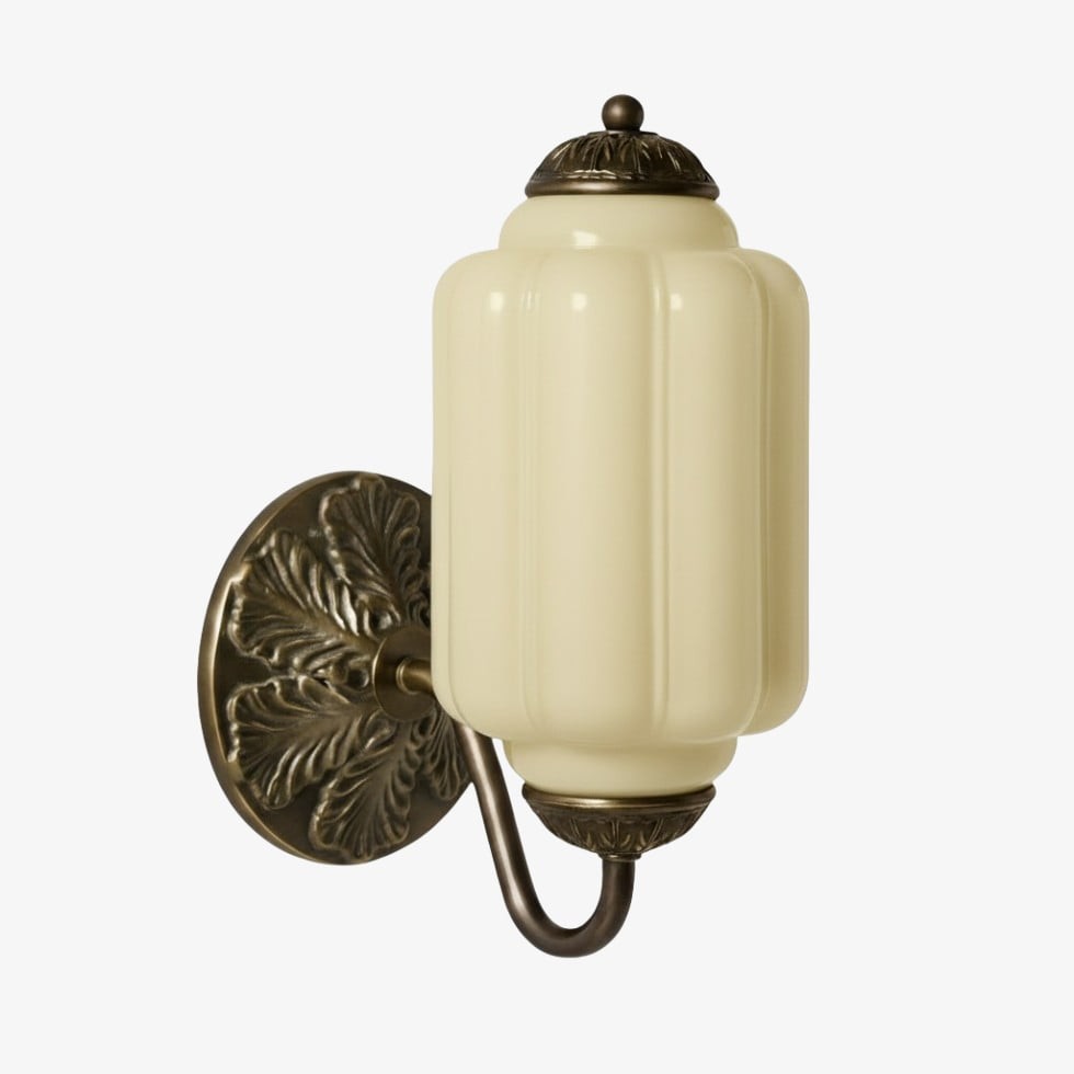 Eloise Elegant Vintage Glass Wall Sconce - Lighting for Bedroom Vanity K1150