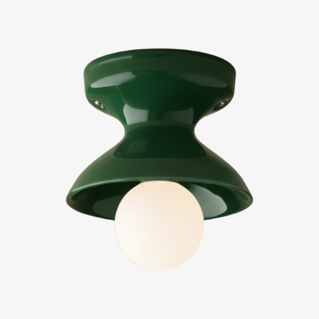 Dravin Bowl Ceramic Ceiling Light - Minimalist Colorful Ceiling Lamp for Kitchen K2351